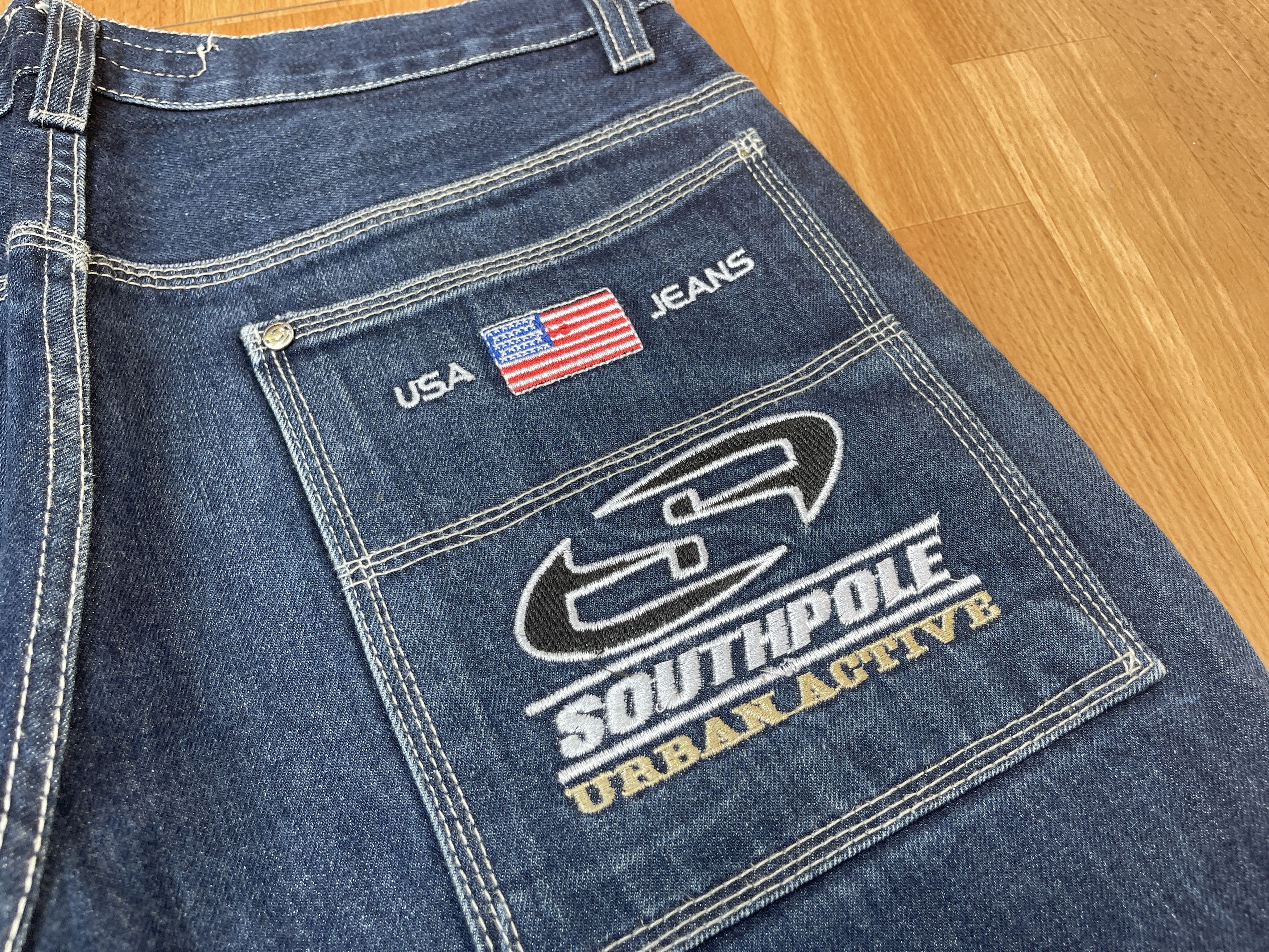 Southpole Southpole jeans, baggy vintage South Pole 90s hip hop Y2K 34 Size US 34 / EU 50 - 7 Thumbnail