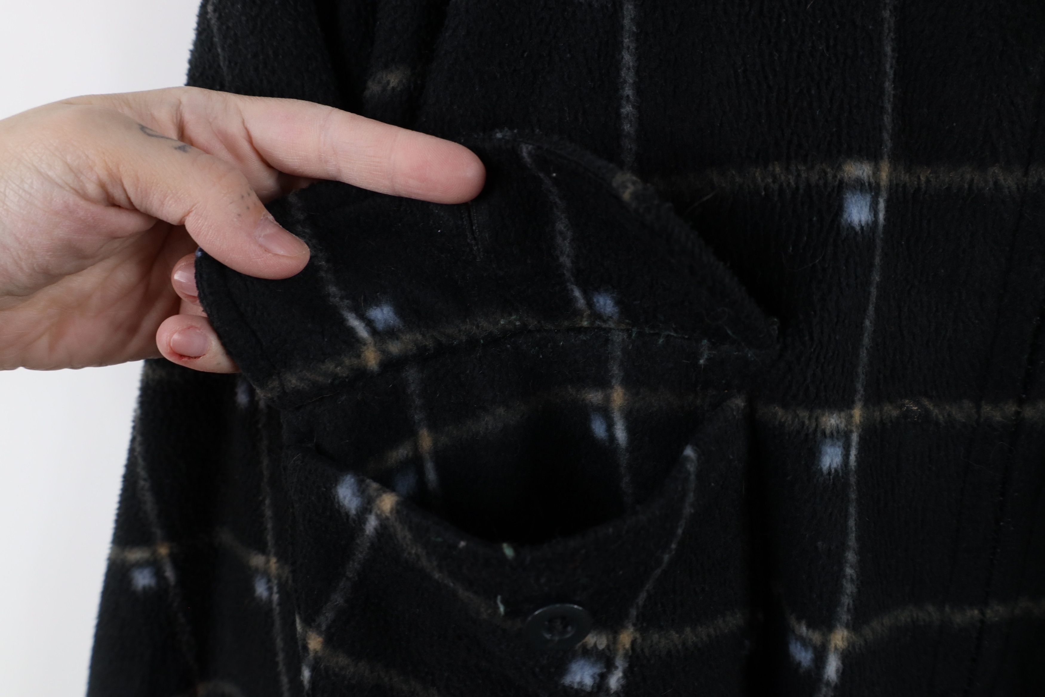 Vintage Vintage 90s Streetwear Pile Fleece Lined Full Zip Jacket Size US XXL / EU 58 / 5 - 5 Thumbnail