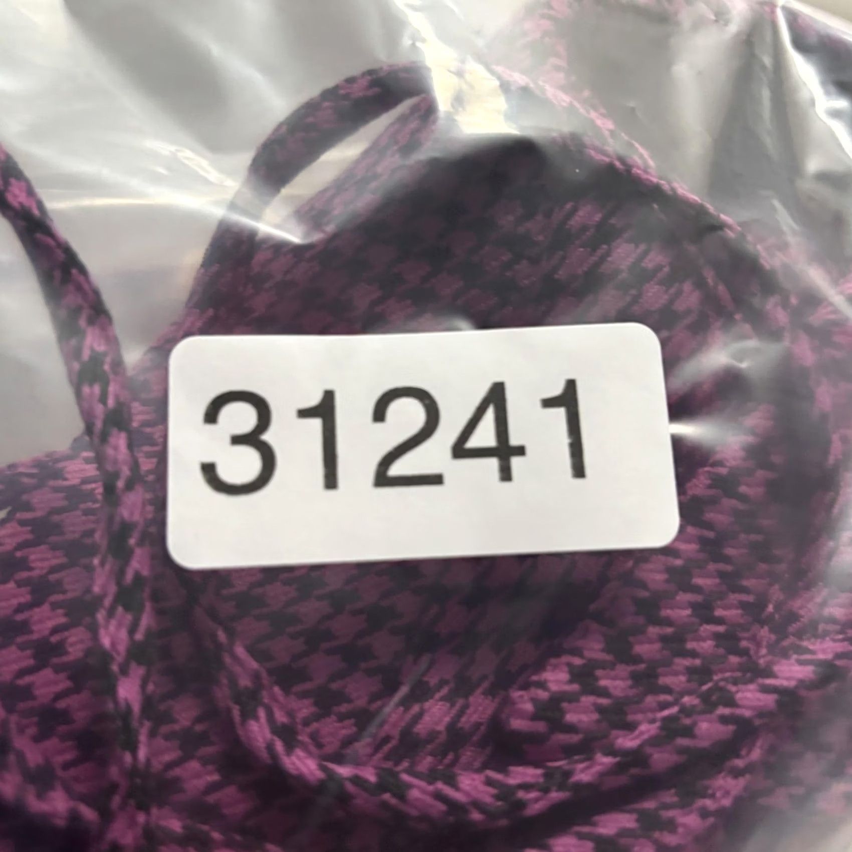 Zara Zara Womens Medium Purple Check Wrap Cropped Long Sleeve V Neck Tie Front Blouse Size M / US 6-8 / IT 42-44 - 6 Thumbnail