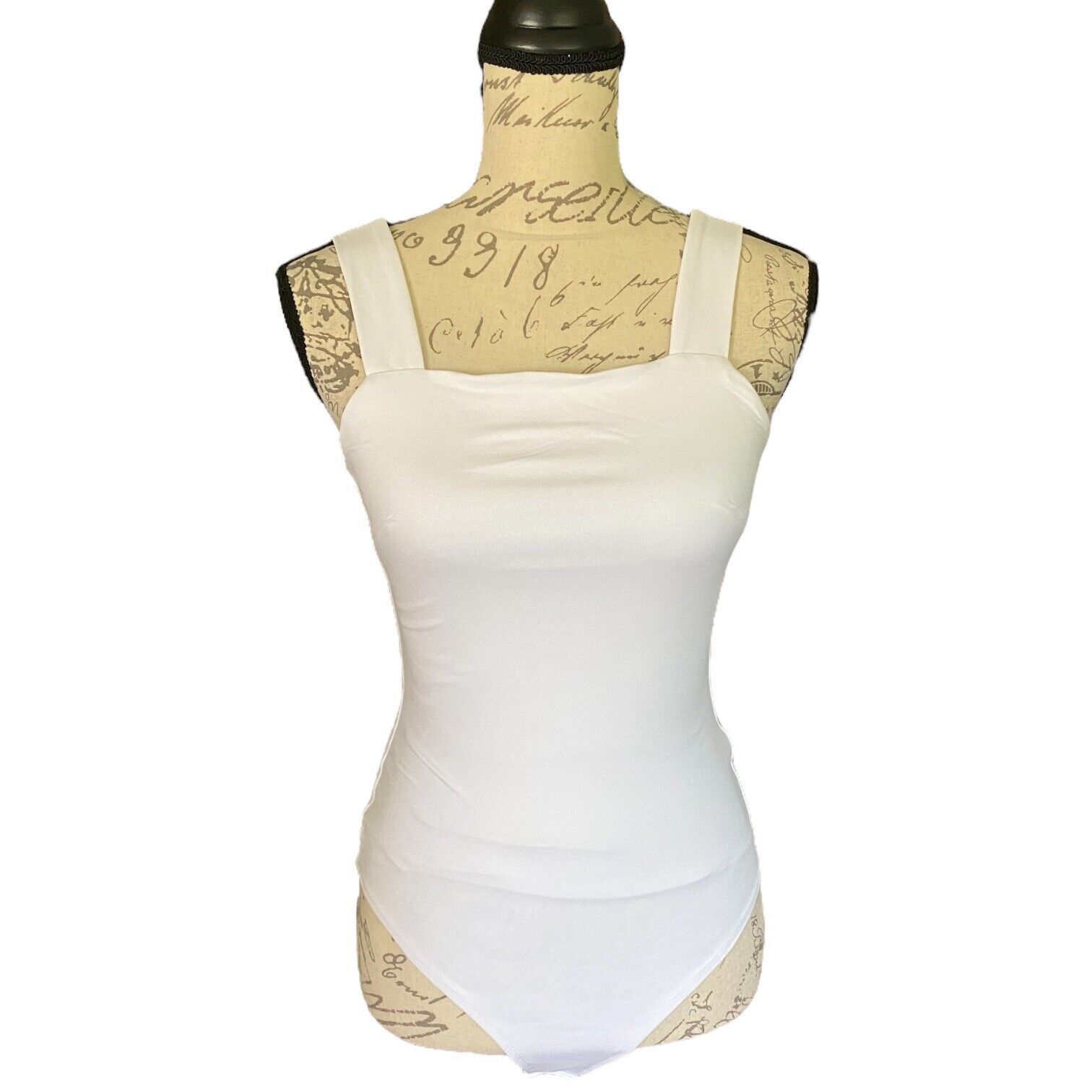 Other White Dual Layered Bodysuit Size Small NWT Size S / US 4 / IT 40 - 1 Thumbnail