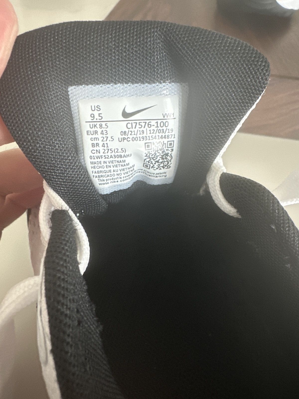 Nike Air Max 1 ‘86 - Tinker Hatfield Golf Shoe White / Black Size US 9.5 / EU 42-43 - 12 Thumbnail
