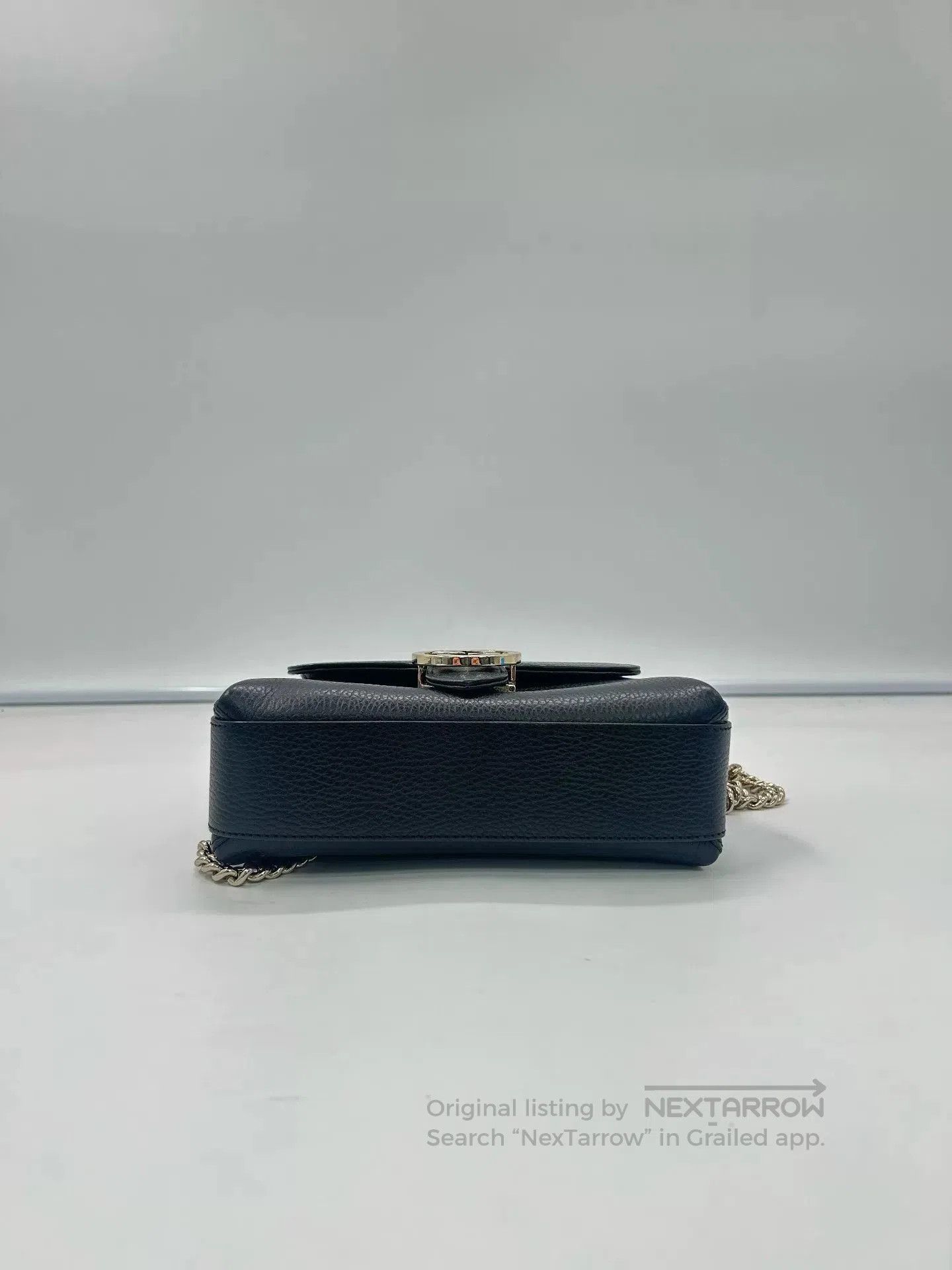 Gucci Gucci Black Gold Accordion Bag. Size ONE SIZE - 5 Thumbnail