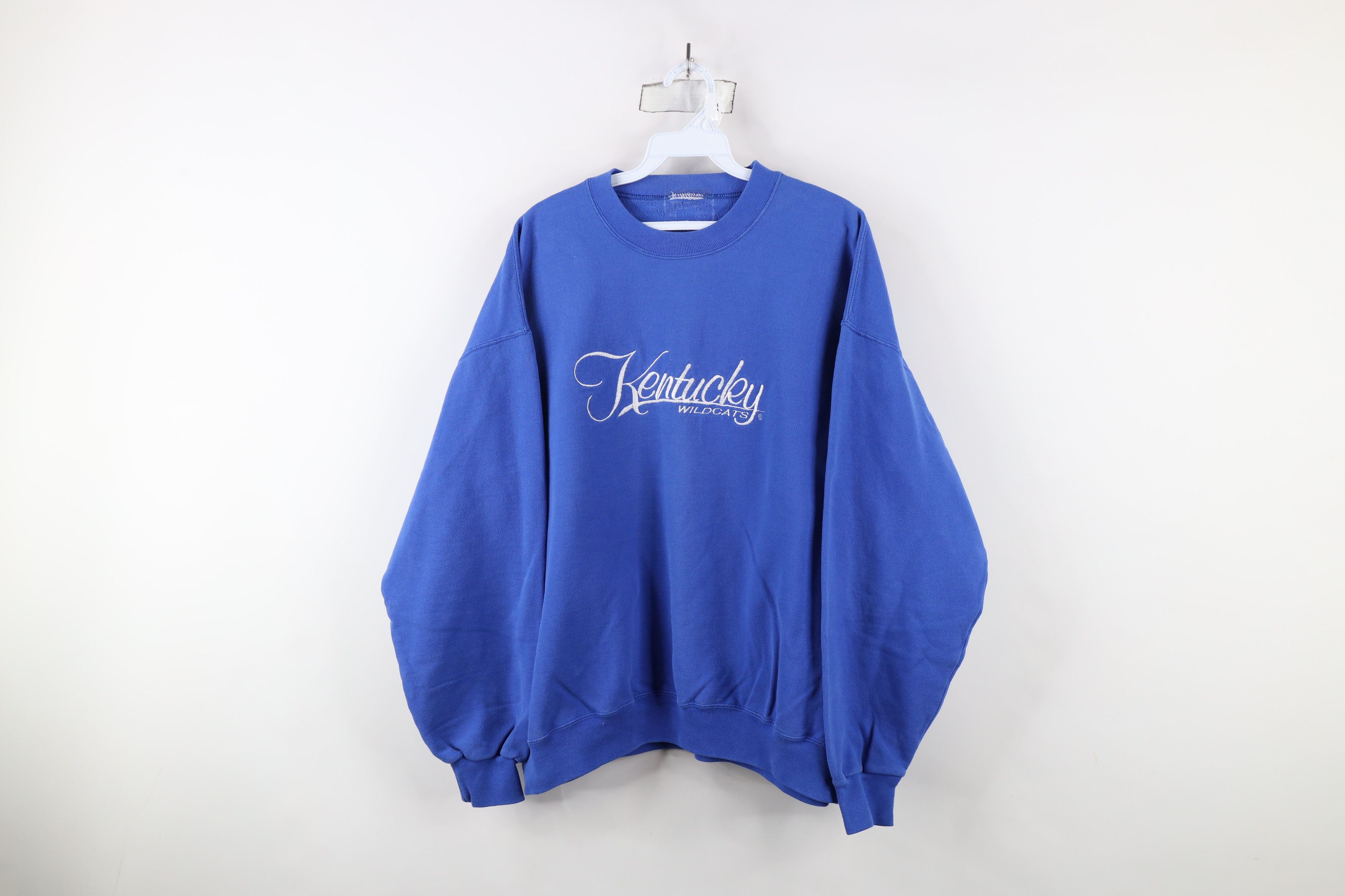 Vintage Vintage 90s Spell Script University of Kentucky Sweatshirt Size US XL / EU 56 / 4 - 1 Thumbnail