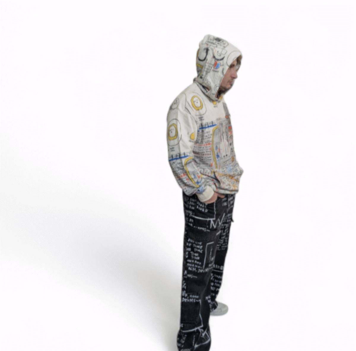 H&M × Jean-Michel Basquiat × Who Decides War Who Decides War x H&M x Jean-Michel Basquiat Hoodie Size US M / EU 48-50 / 2 - 4 Thumbnail
