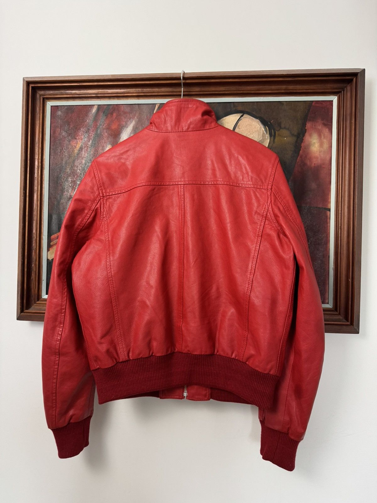 Ferrari Rare Vintage Ferrari Leather Jacket Y2k Hype Racing Formula1 Size US S / EU 44-46 / 1 - 3 Thumbnail