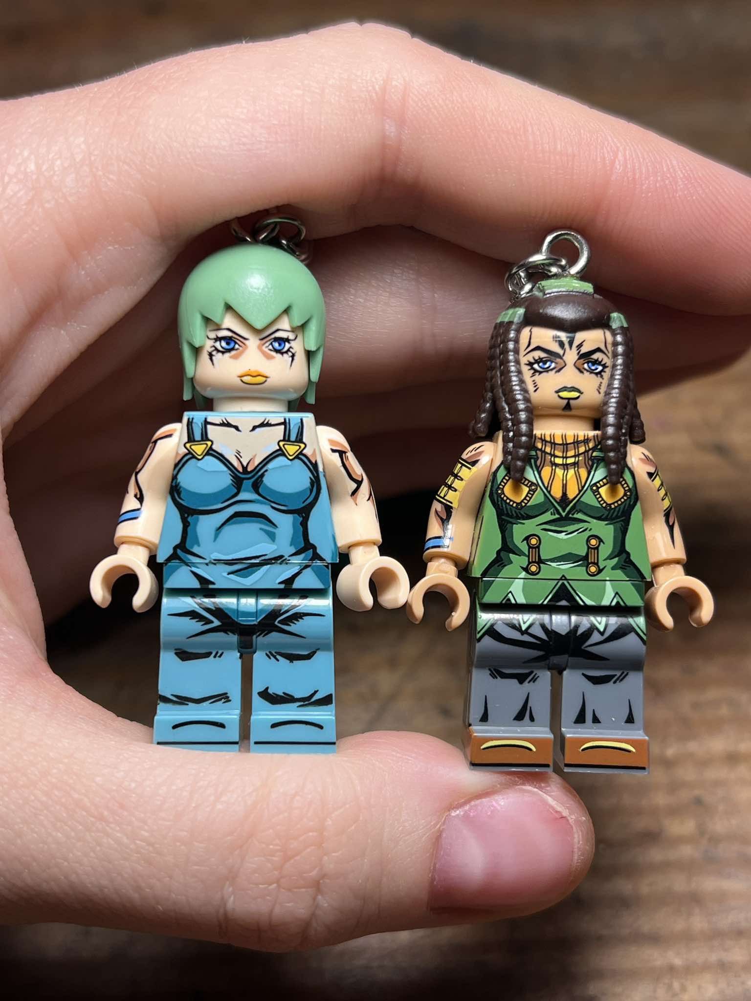 Anime Jojo Pucci Emporio anime mini figurine keychain keyring Size ONE SIZE - 8 Thumbnail