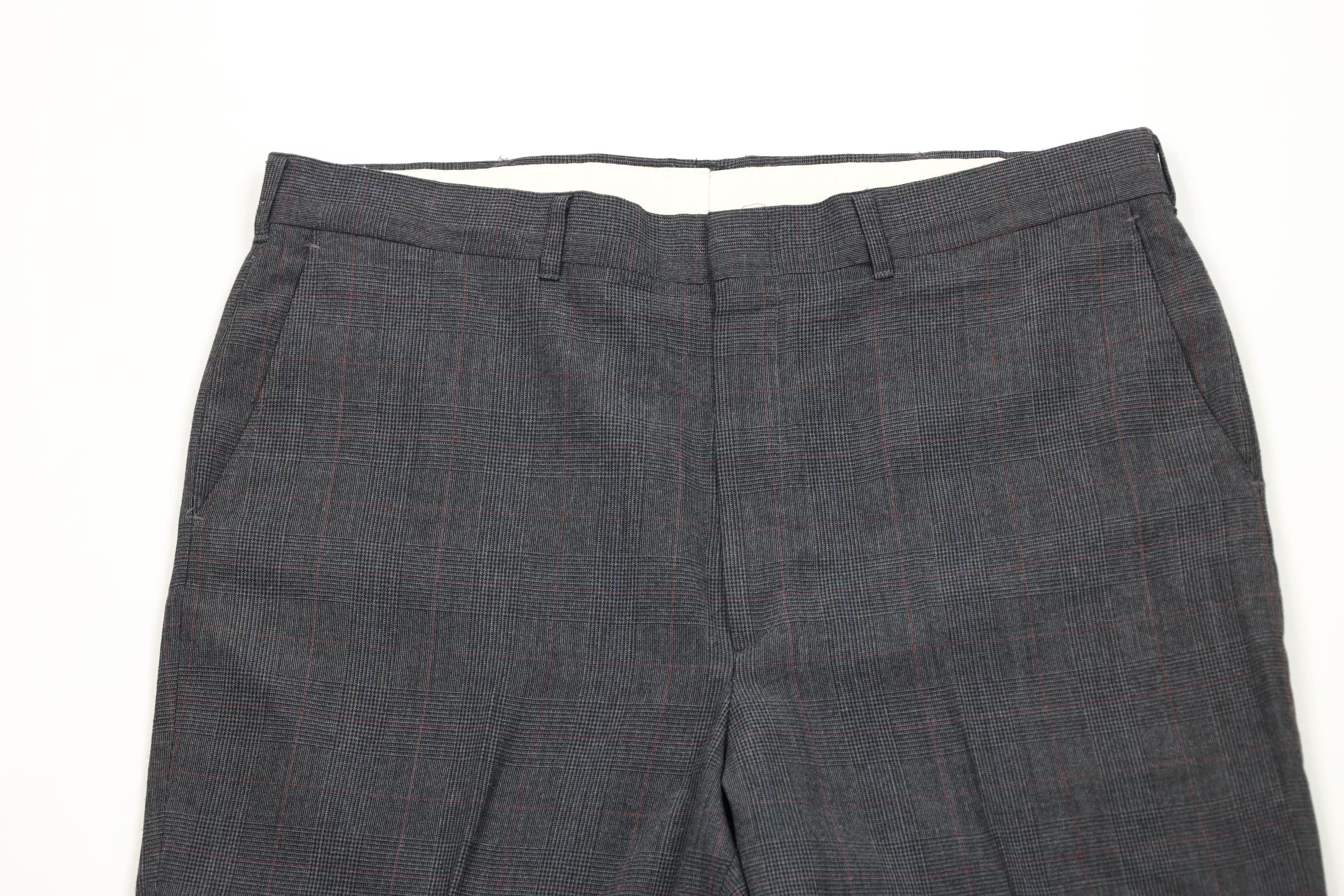 Vintage Vintage 90s Streetwear Blend Wide Leg Chino Pants Plaid USA Size US 36 / EU 52 - 2 Thumbnail