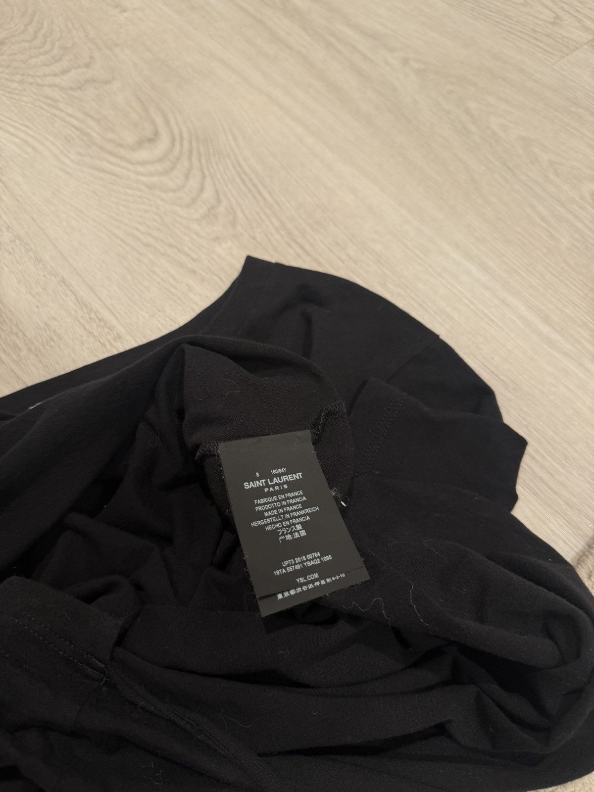 Saint Laurent Paris s/s 2018 skeleton heart tee!! Size US S / EU 44-46 / 1 - 6 Thumbnail