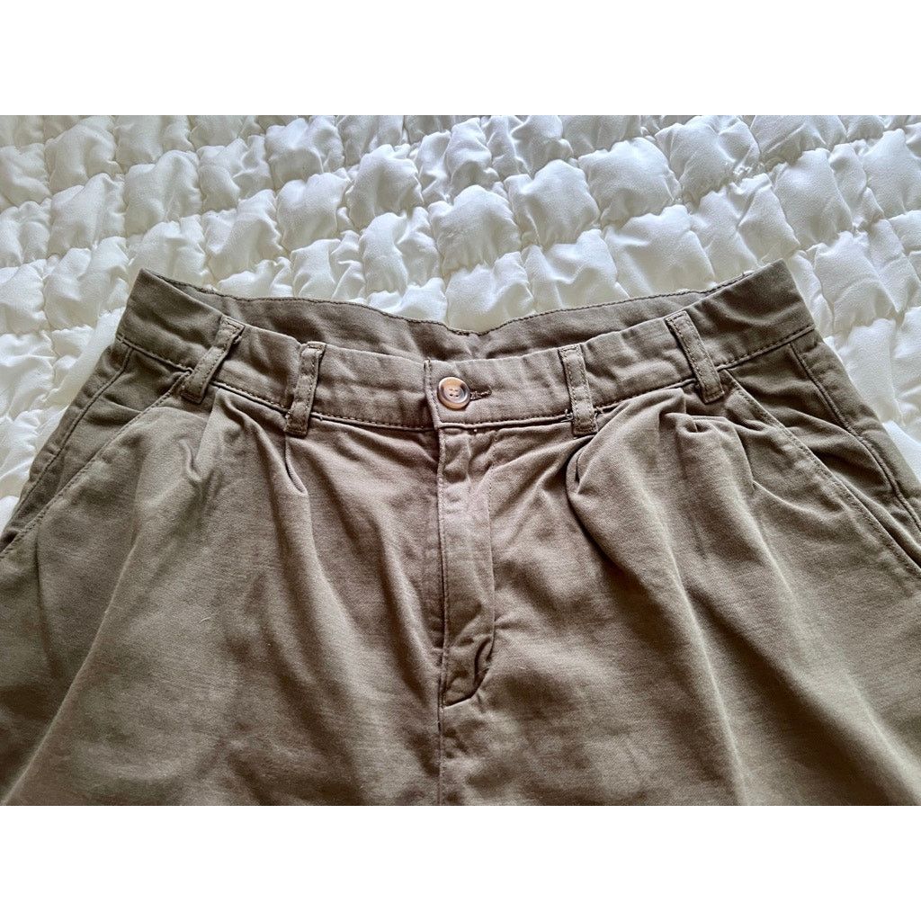 Free People Free People Army Olive Green Billie Chino Shorts sz 10 Size 32" / US 10 / IT 46 - 2 Thumbnail