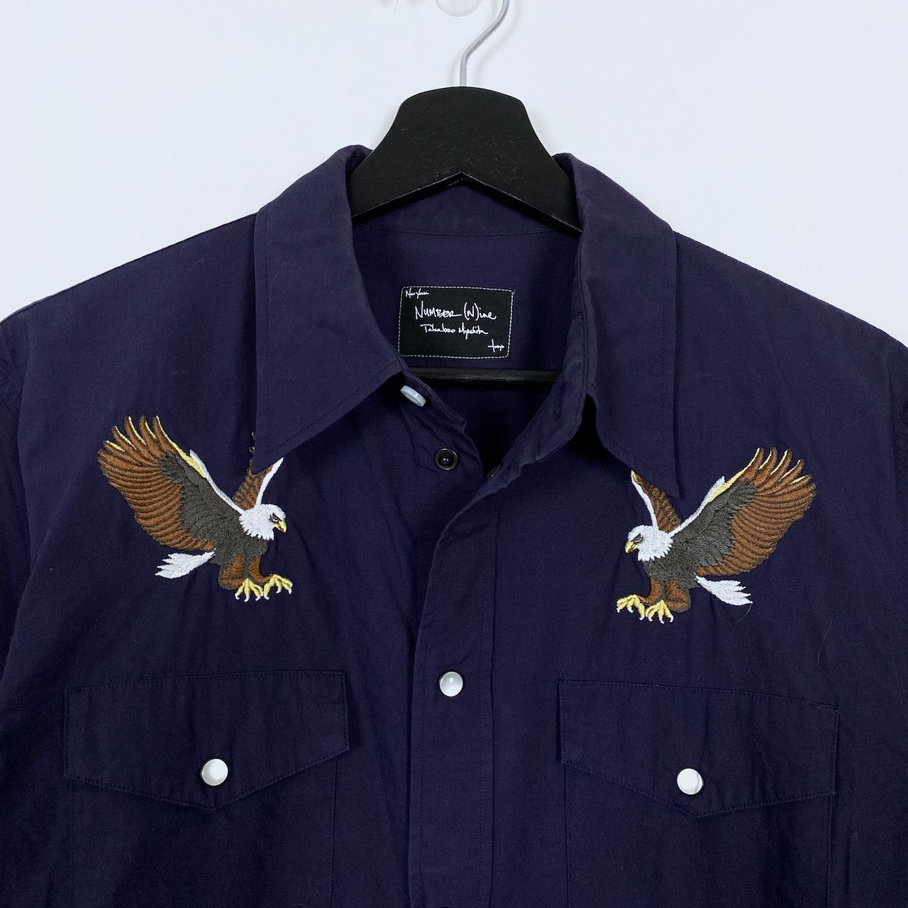 Number (N)ine 2007AW "LOVE, GOD, MURDER" EAGLE WESTERN SHIRT Size US L / EU 52-54 / 3 - 3 Thumbnail