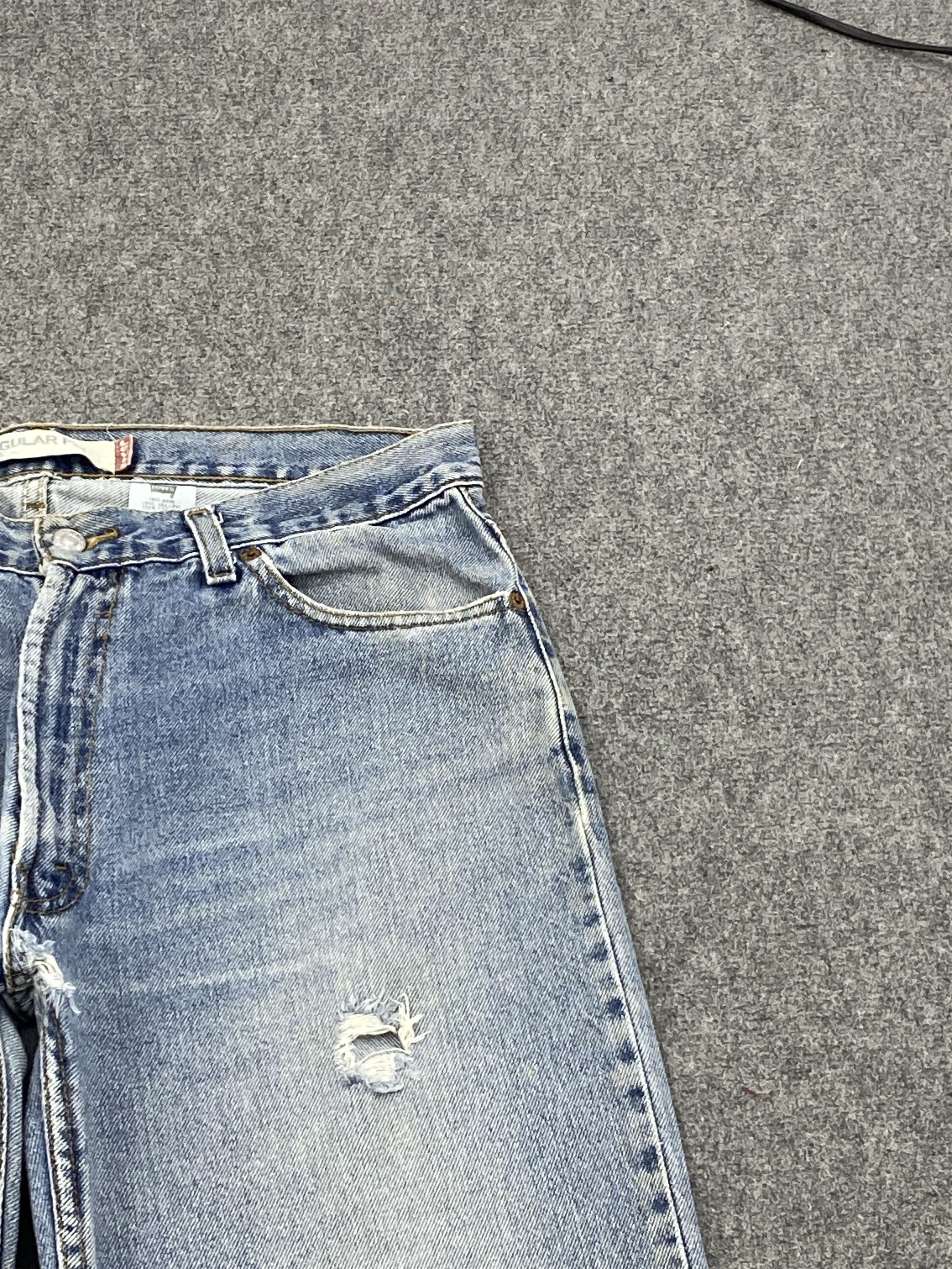 Levi's × Vintage Vintage Levis 505 Faded Blue Jeans DP2616 Size US 34 / EU 50 - 11 Thumbnail