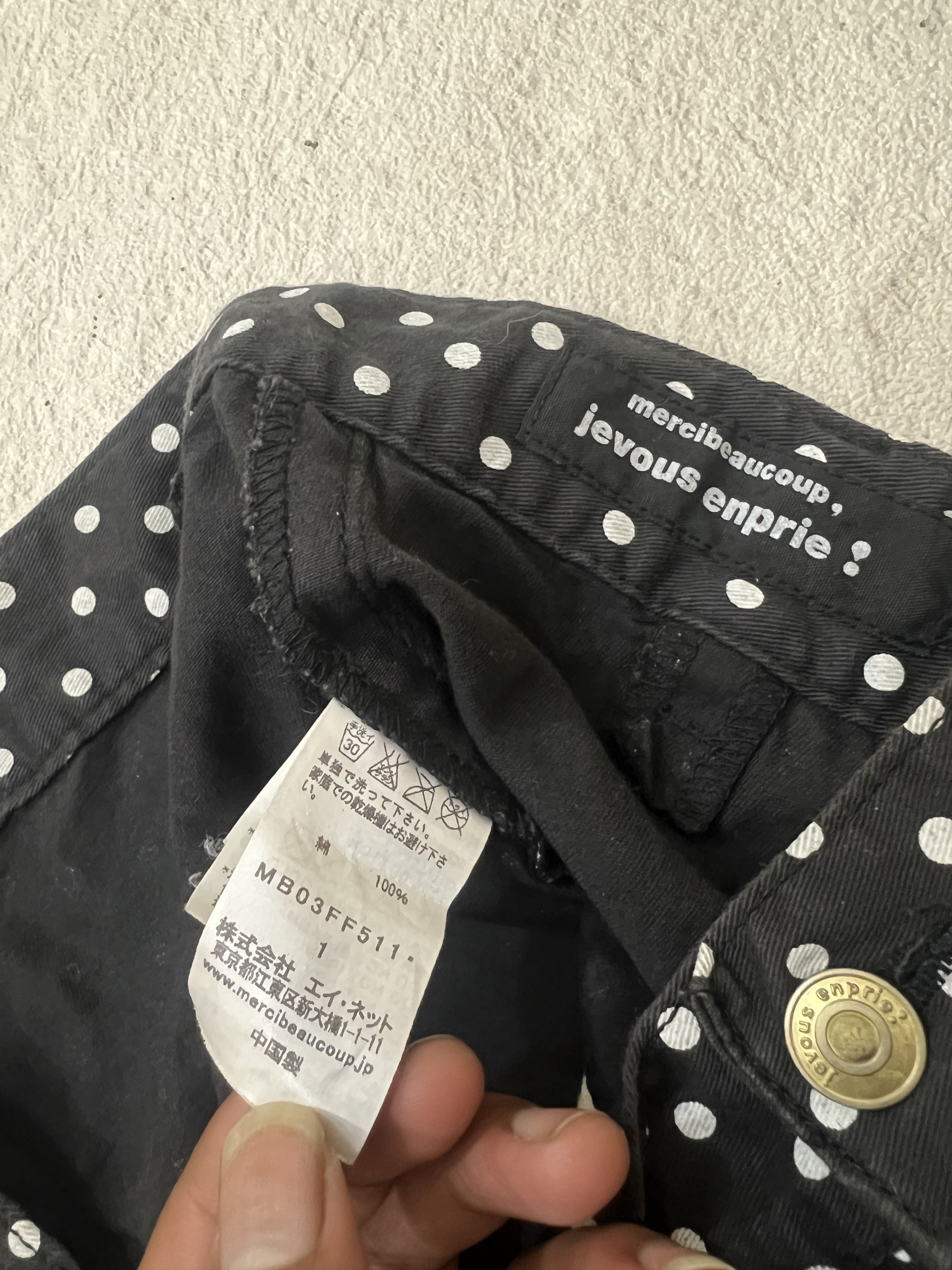 mercibeaucoup 2000s Issey Miyake Polka Designer Pants y2k Lgb Ifsix Size US 27 - 6 Thumbnail