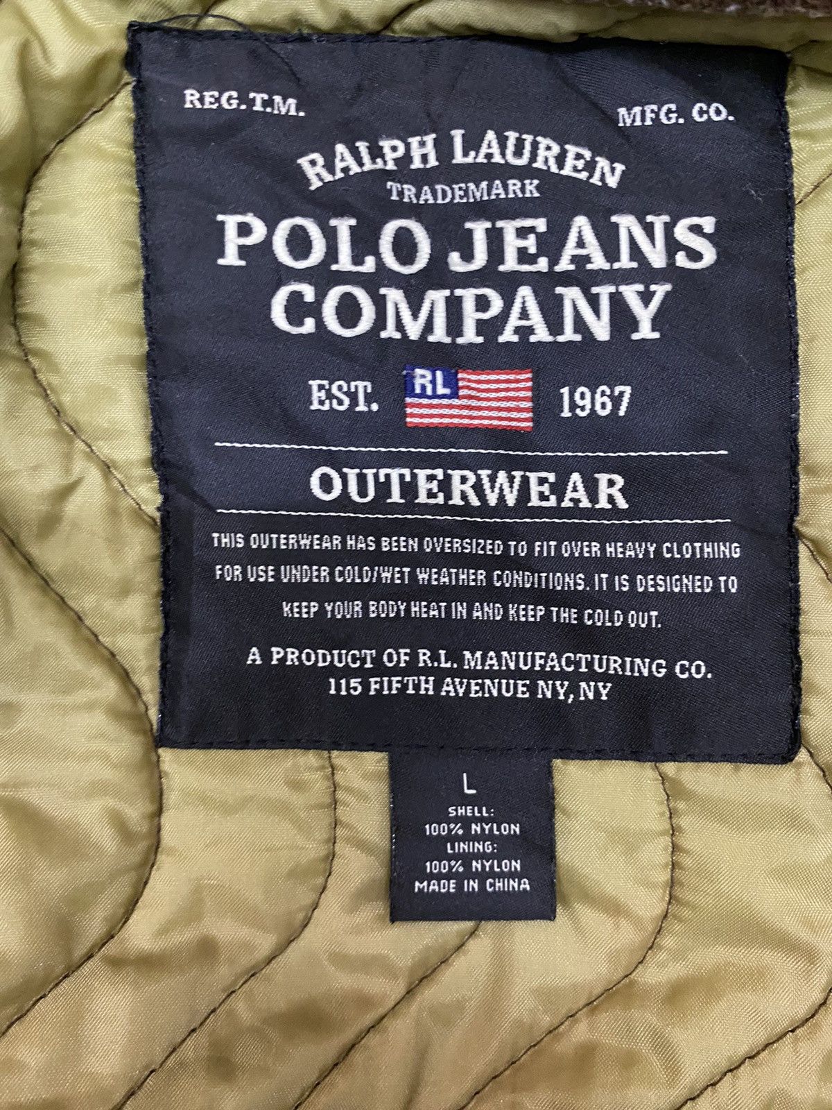 Ralph Lauren Ralph Lauren Polo Jeans Quilted Jacket Size US L / EU 52-54 / 3 - 8 Thumbnail