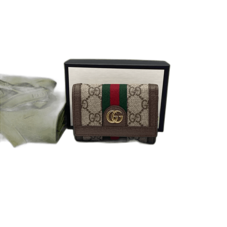 Gucci Gucci Ophidia Short Wallet with GG Monogram Size ONE SIZE - 1 Thumbnail
