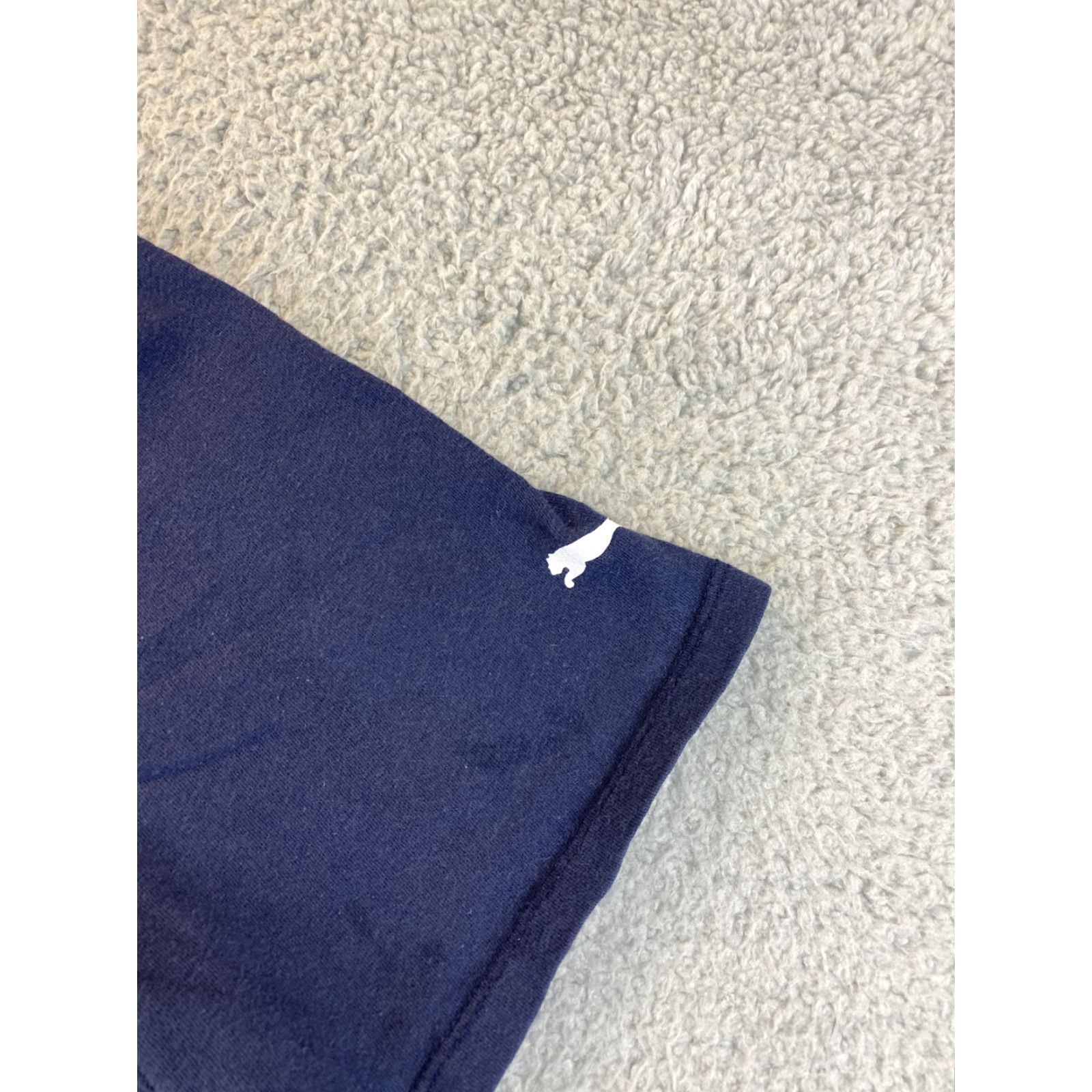 Puma PUMA Men Formstripe L Short Sleeves Big Logo Cotton Tee T-Shirt Navy / 77-13 Size US L / EU 52-54 / 3 - 3 Thumbnail