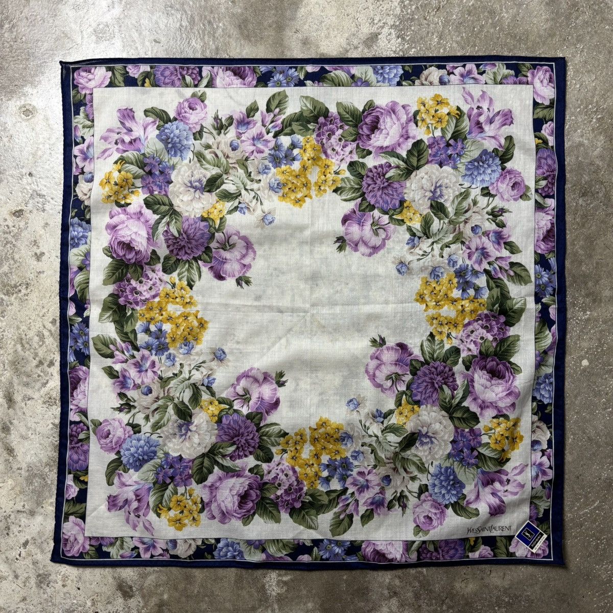 Vintage × Yves Saint Laurent YVES SAINT LAURENT HANDKERCHIEF Size ONE SIZE - 1 Thumbnail