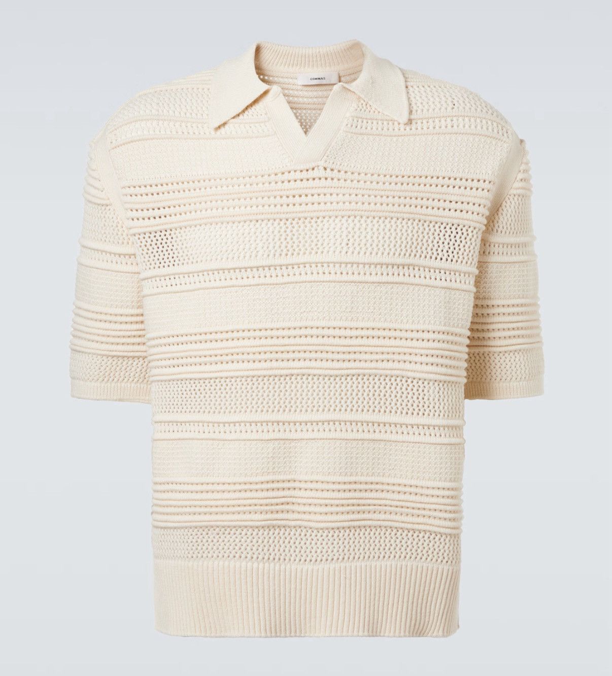 Other Commas Men Crochet Knitted Shirt Size US L / EU 52-54 / 3 - 1 Thumbnail
