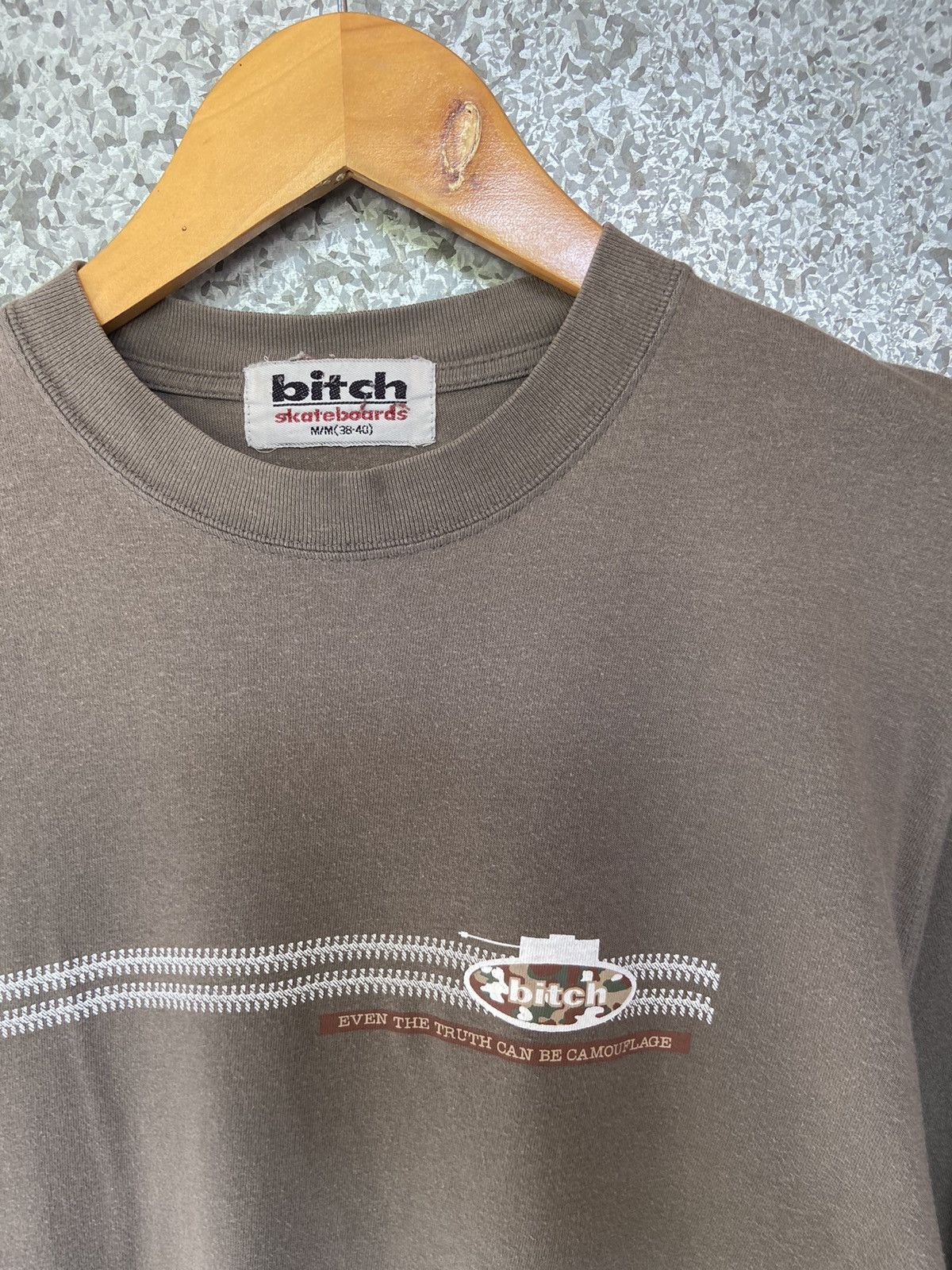 Shorty's Skateboards 🔥 Vintage 90s Vintage BITCH Skateboards t shirt long sleeve Size US M / EU 48-50 / 2 - 2 Thumbnail