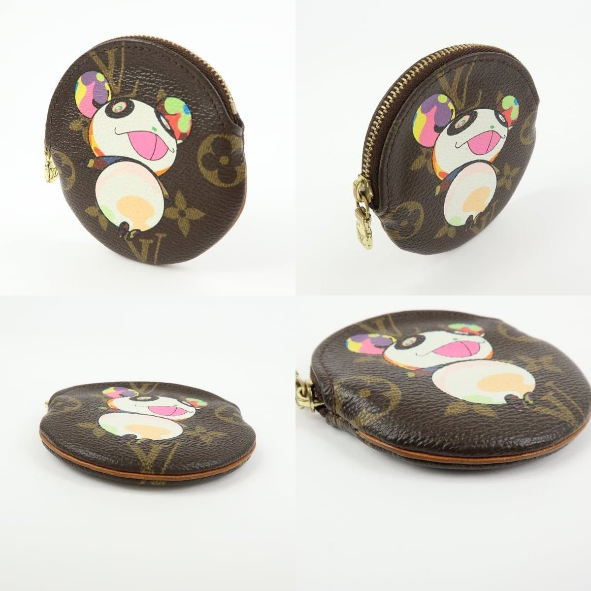 Louis Vuitton Louis Vuitton Monogram Porte-Monnaie Rond Panda Coin Case Size ONE SIZE - 3 Thumbnail