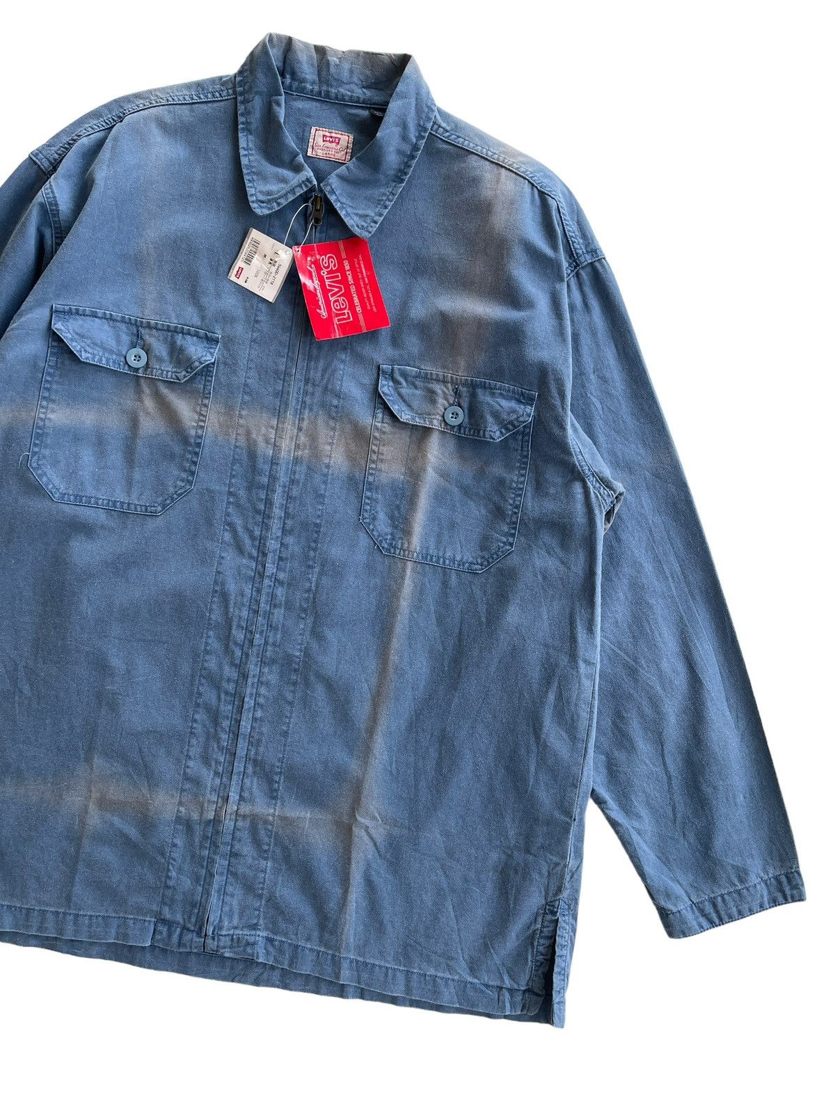 Levi's Vintage Levis Oversized Faded Works Shirt Size US L / EU 52-54 / 3 - 7 Thumbnail