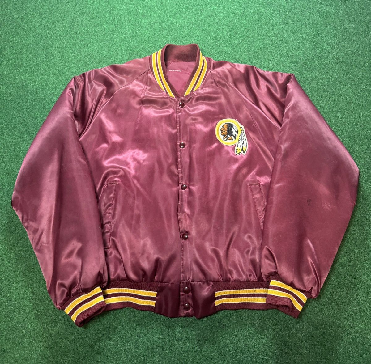 VINTAGE WASHINGTON REDSKINS STARTER deals SATIN JACKET sz XXL