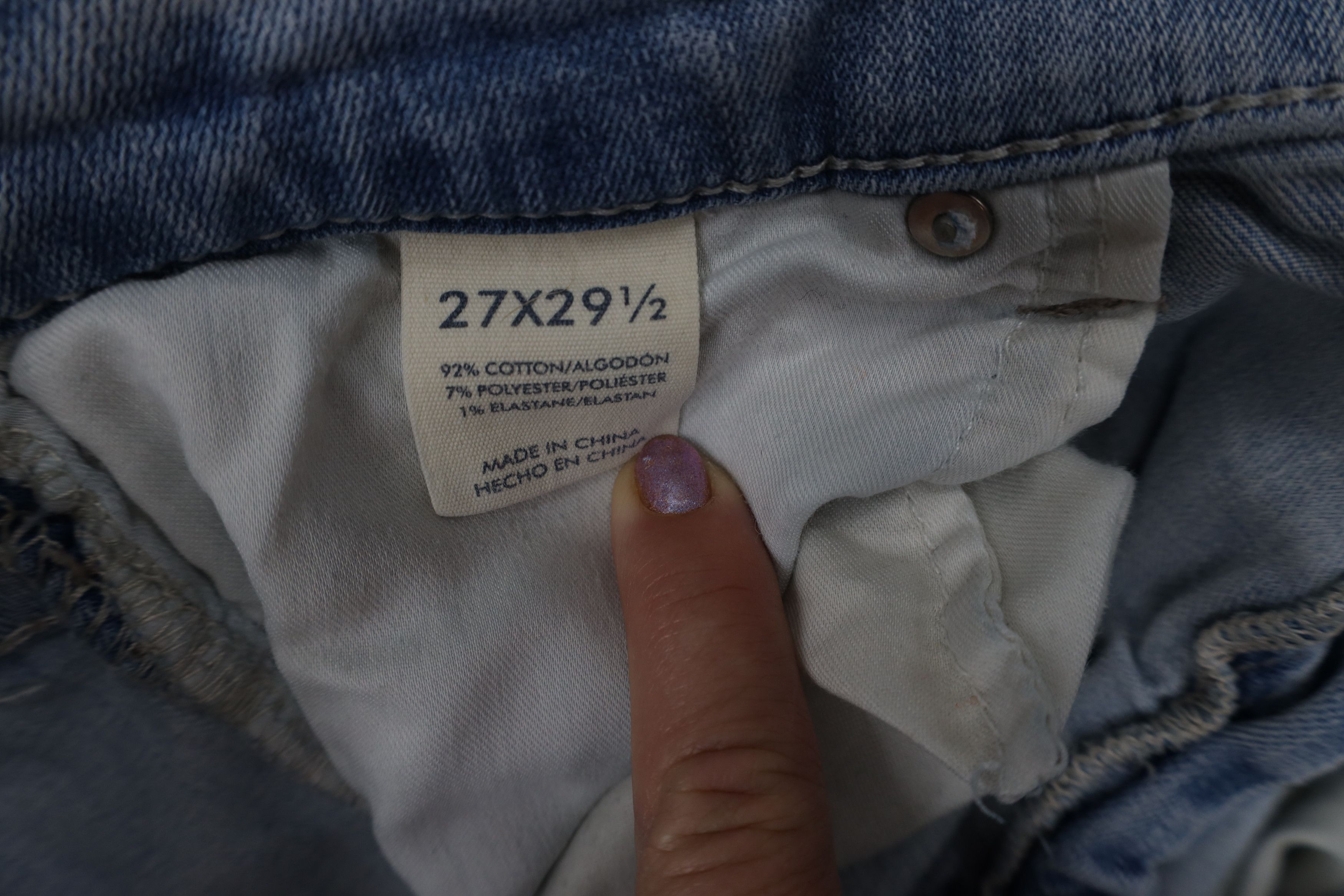 Vintage Buckle BKE Payton Stretch Mid Rise Boot Cut Denim Jeans Size 27" / US 4 / IT 40 - 11 Thumbnail