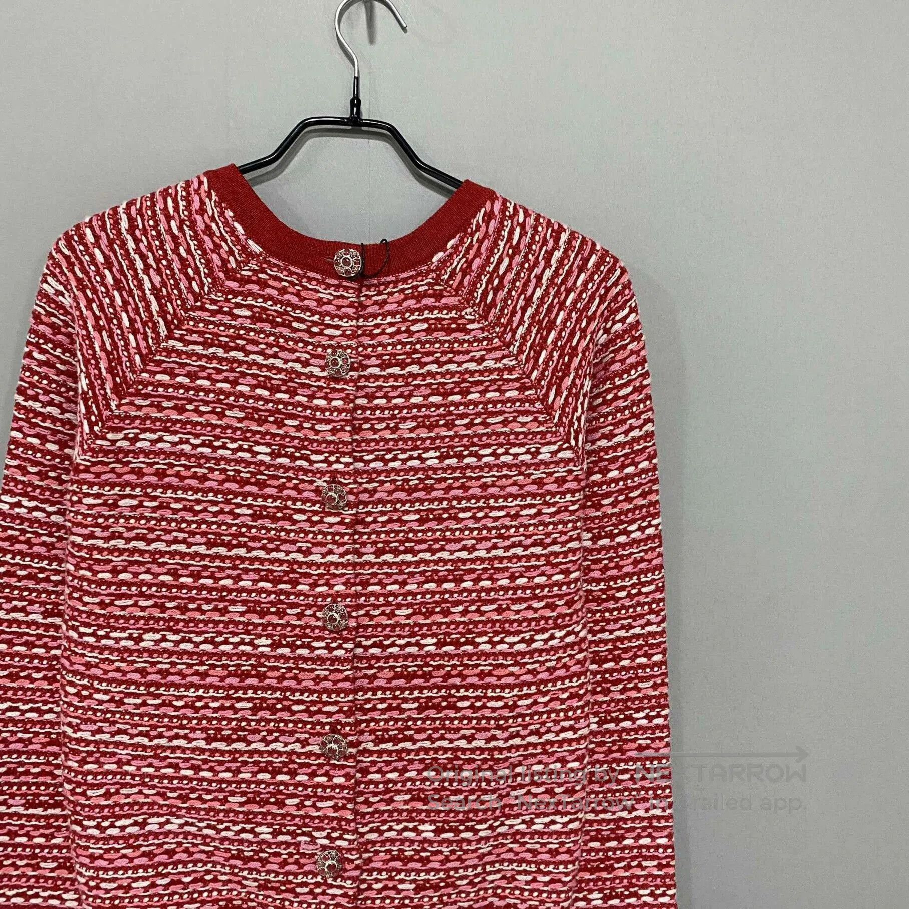 Chanel Chanel Cashmere Sweater Coat with Glass Buttons. Size XS / US 0-2 / IT 36-38 - 2 Thumbnail