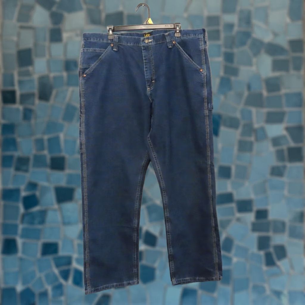 Lee Lee Men 40x30 Stone Straight Leg Loose Fit Carpenter Cargo Jeans 2887910 NWT Size US 40 / EU 56 - 1 Thumbnail