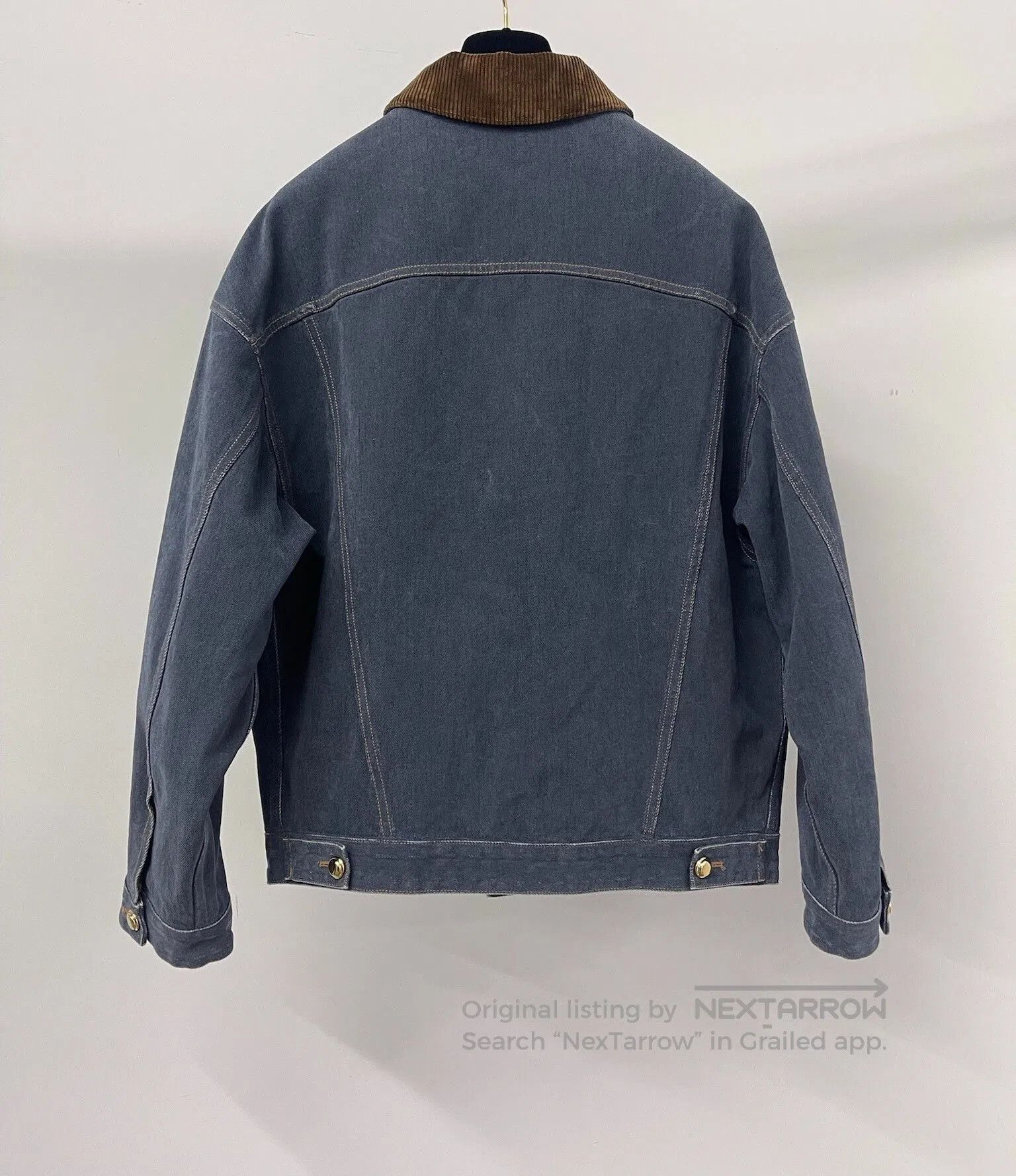 Miu Miu MiuMiu 25FW Padded Collar Denim Jacket. Size XS / US 0-2 / IT 36-38 - 2 Thumbnail