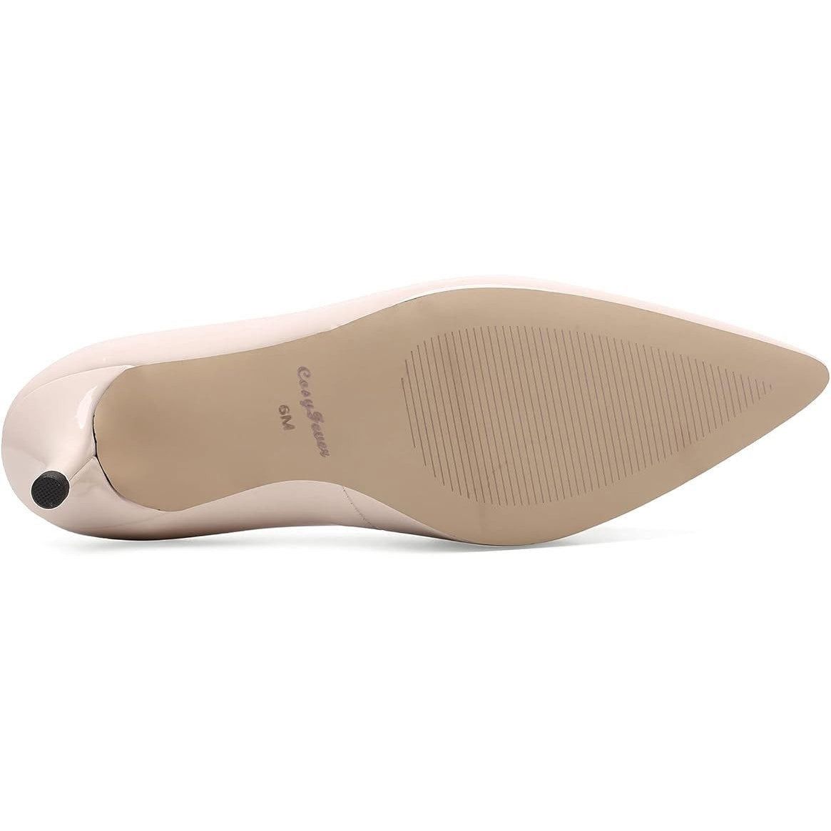 Other CosyFever Women’s Size 7.5W Tan Pointed Toe Slide Pumps Size US 7.5 / IT 37.5 - 3 Thumbnail