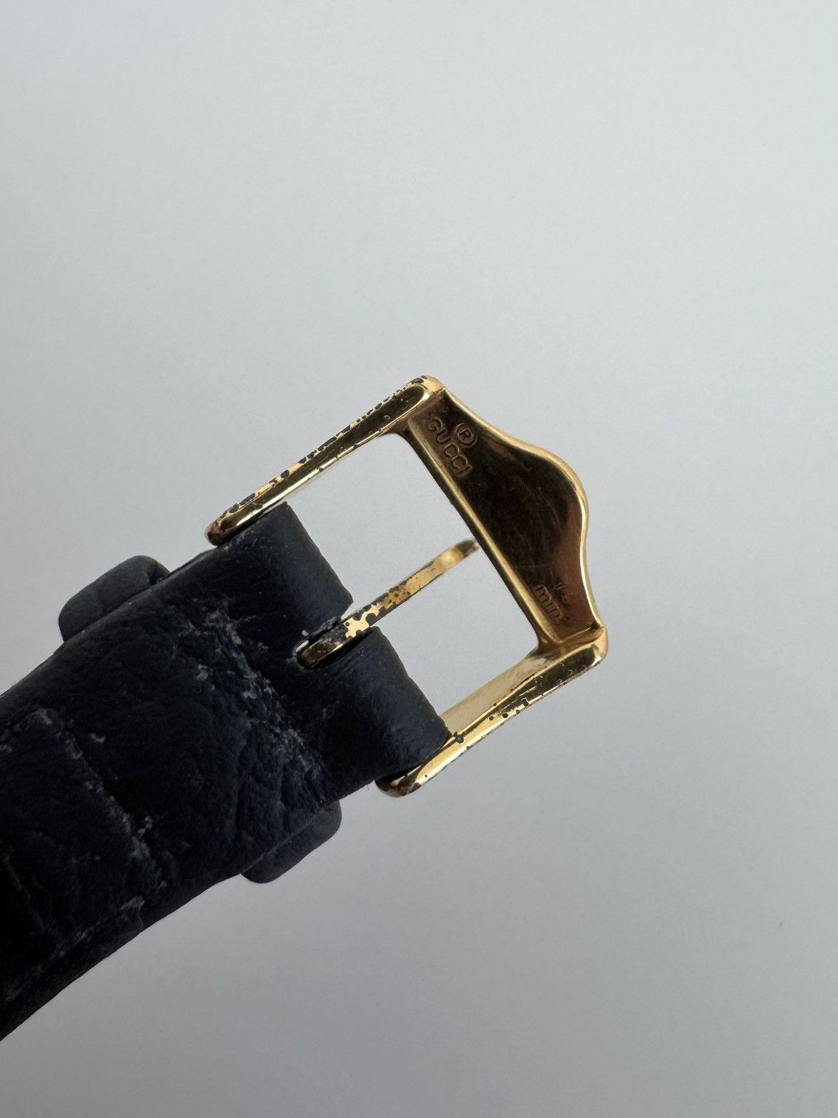 Gucci ★0% TAX★ GUCCI 18K GOLD PLATED ART DECO 3000M WATCH 90S Size ONE SIZE - 10 Thumbnail