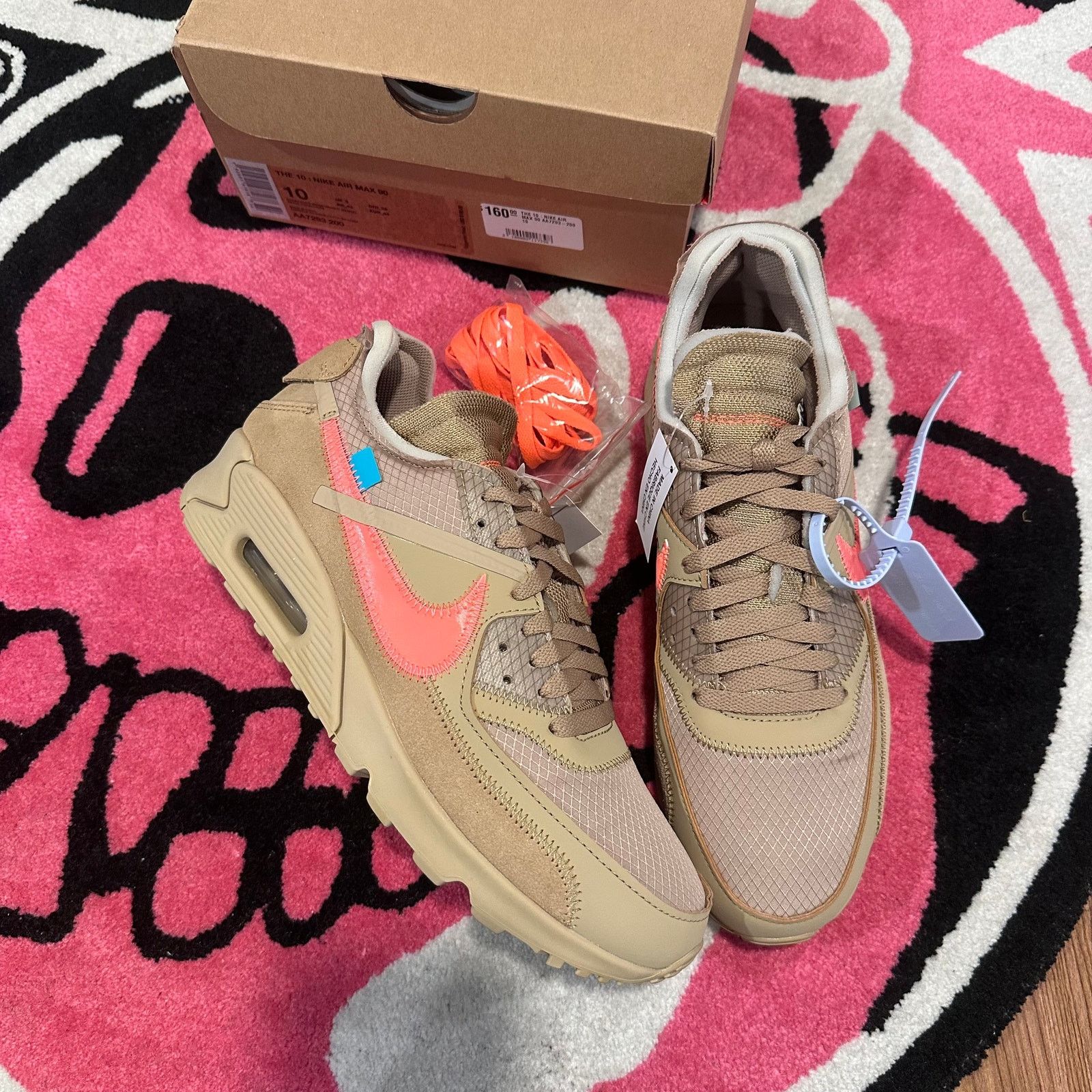 Nike × Off-White Nike x Off-White Air Max 90 “Desert Ore” - Size 10 Size US 10 / EU 43 - 1 Thumbnail