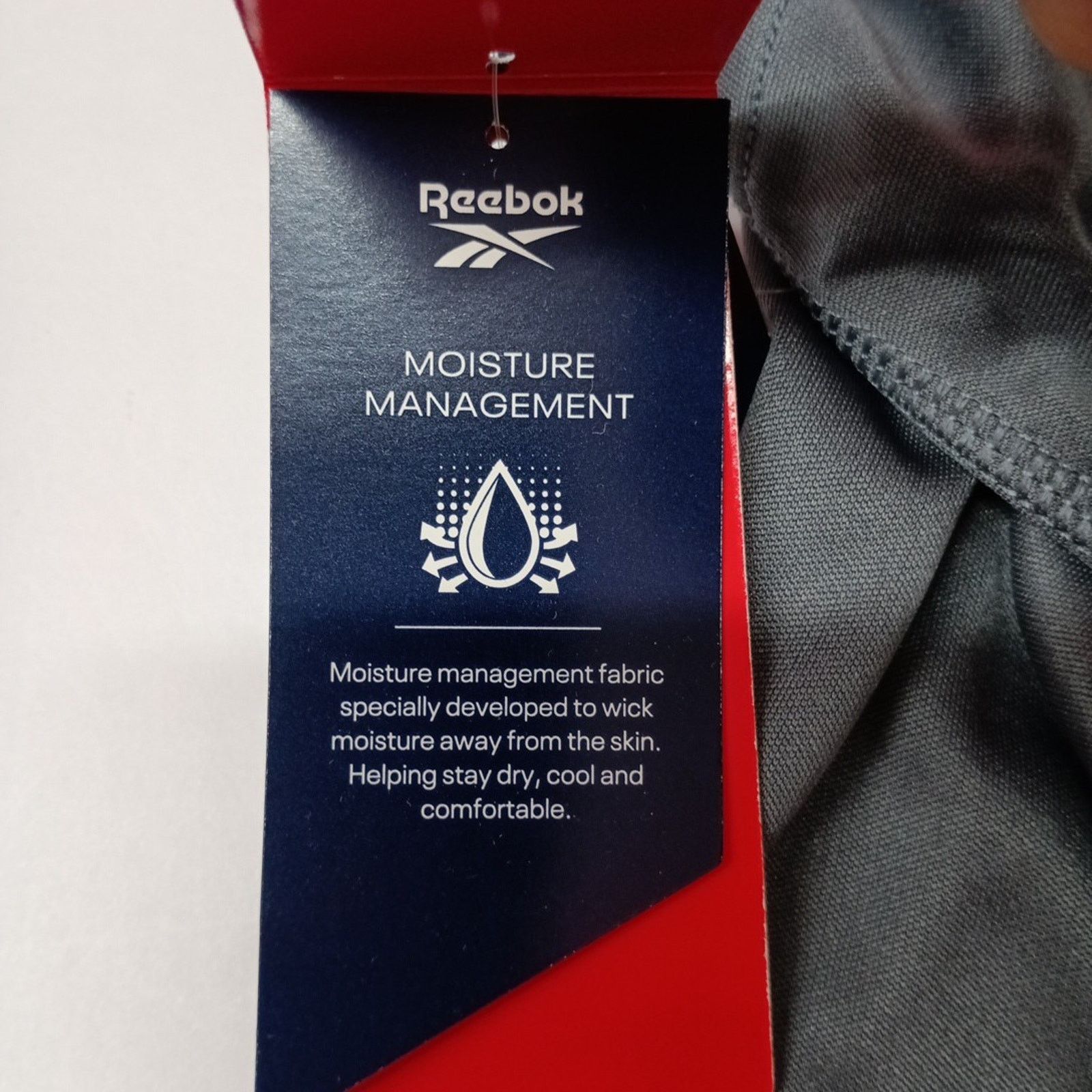 Reebok Reebok Men’s Training Tech Tee Silky/Soft Size XL Gray NWT Size US XL / EU 56 / 4 - 8 Thumbnail