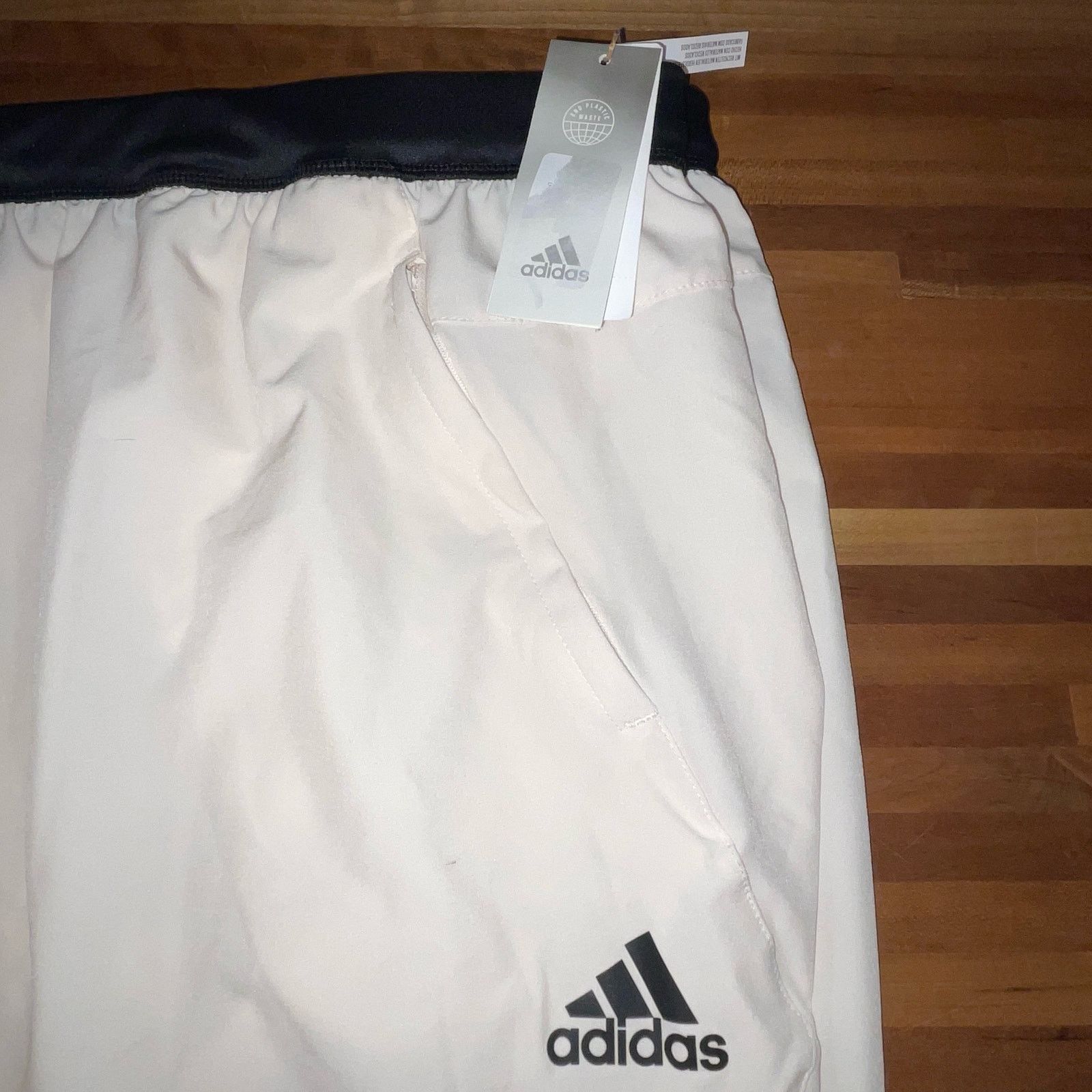 Adidas Adidas Men's Axis 3.0 Woven Shorts M cream Size US 32 / EU 48 - 7 Thumbnail