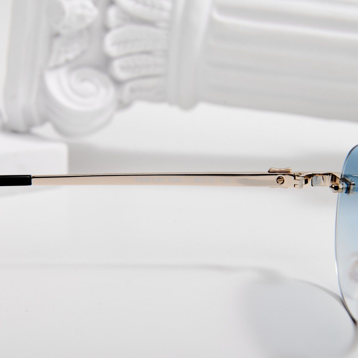 Palm Angels PALM ANGELS CRYSTAL GOLD BLUE GRADIENT SUNGLASSES Size ONE SIZE - 5 Thumbnail
