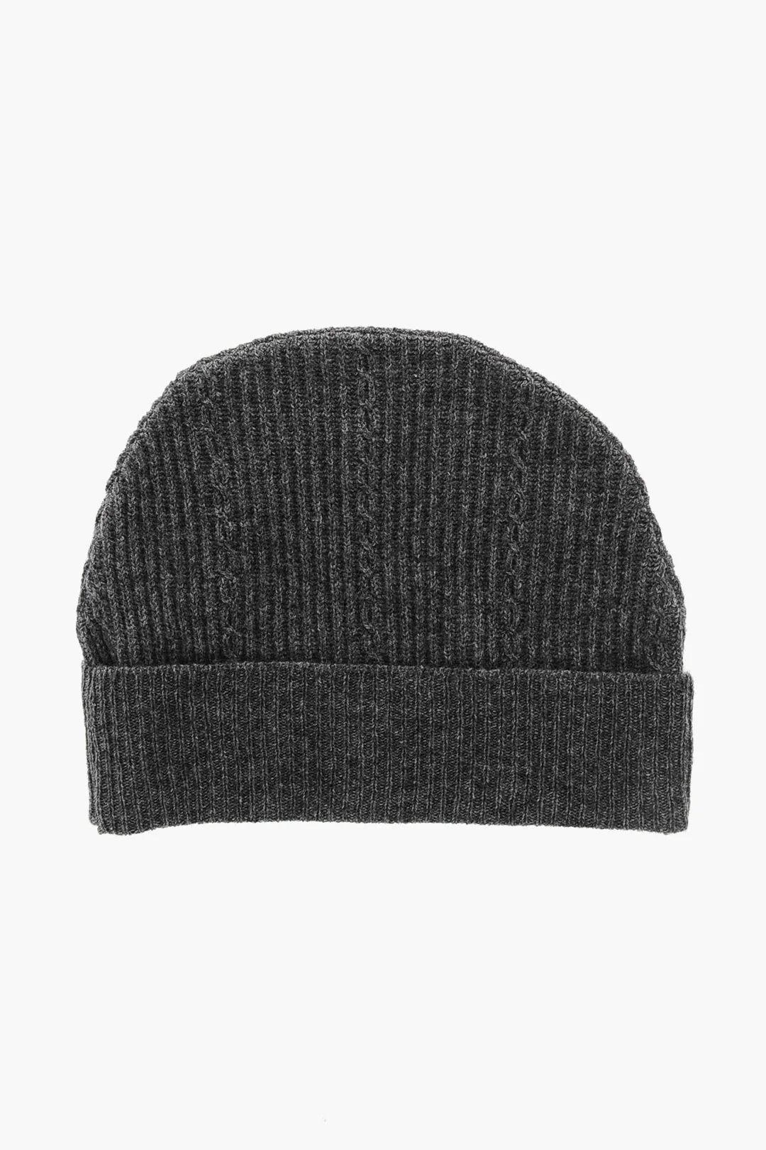 Etro og1mm0426 Size: OS / Wool-Blend Ribbed Hat / Cap in Grey Size ONE SIZE - 3 Thumbnail