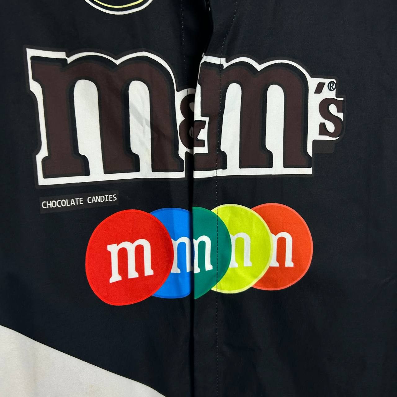 NASCAR Vintage Nascar M&Ms big logo racing nylon jacket Size US L / EU 52-54 / 3 - 4 Thumbnail