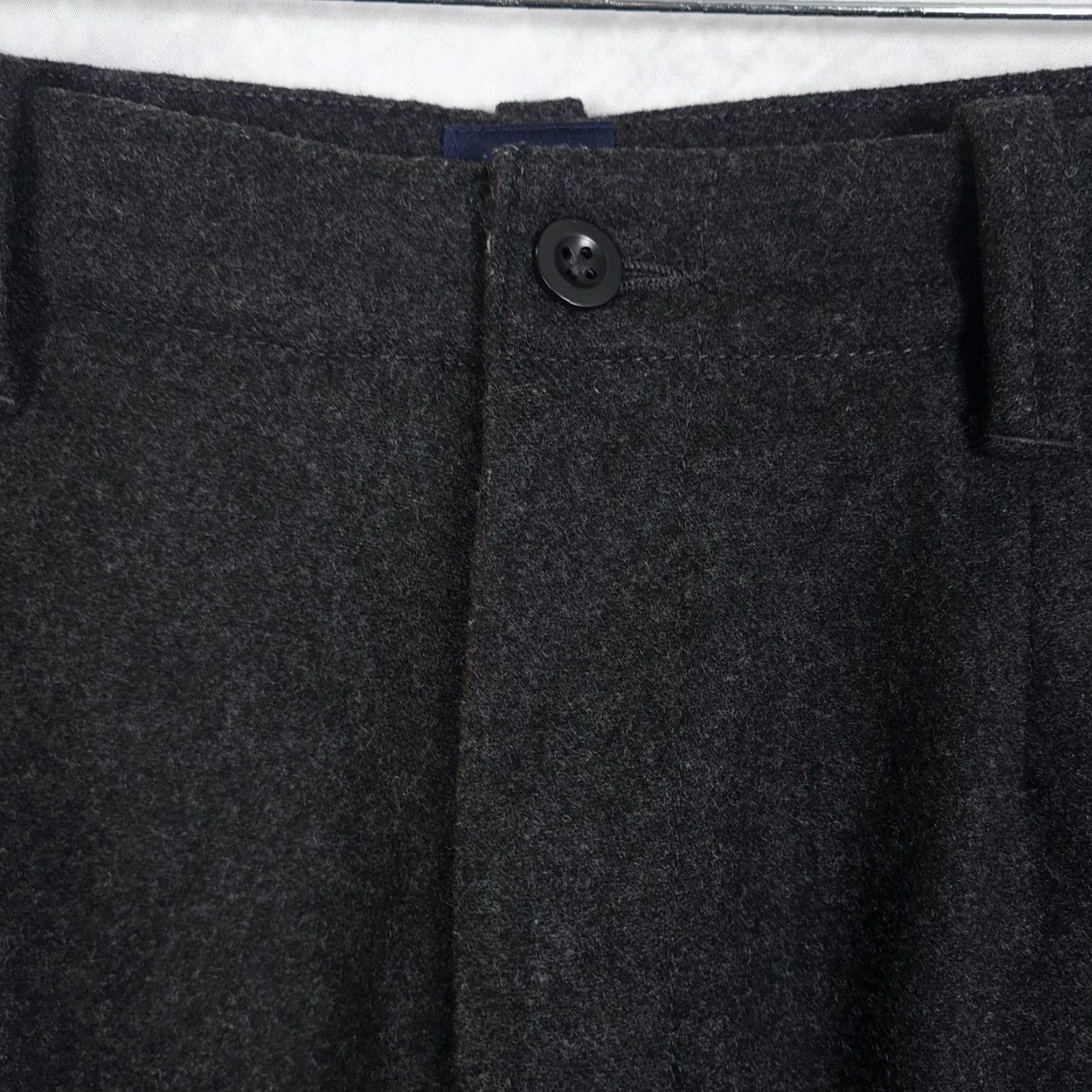 Gap VINTAGE Gap Wool Cargo Pants Mens 30 Gray Straight Leg Utility Military Workwear Size US 30 / EU 46 - 4 Thumbnail