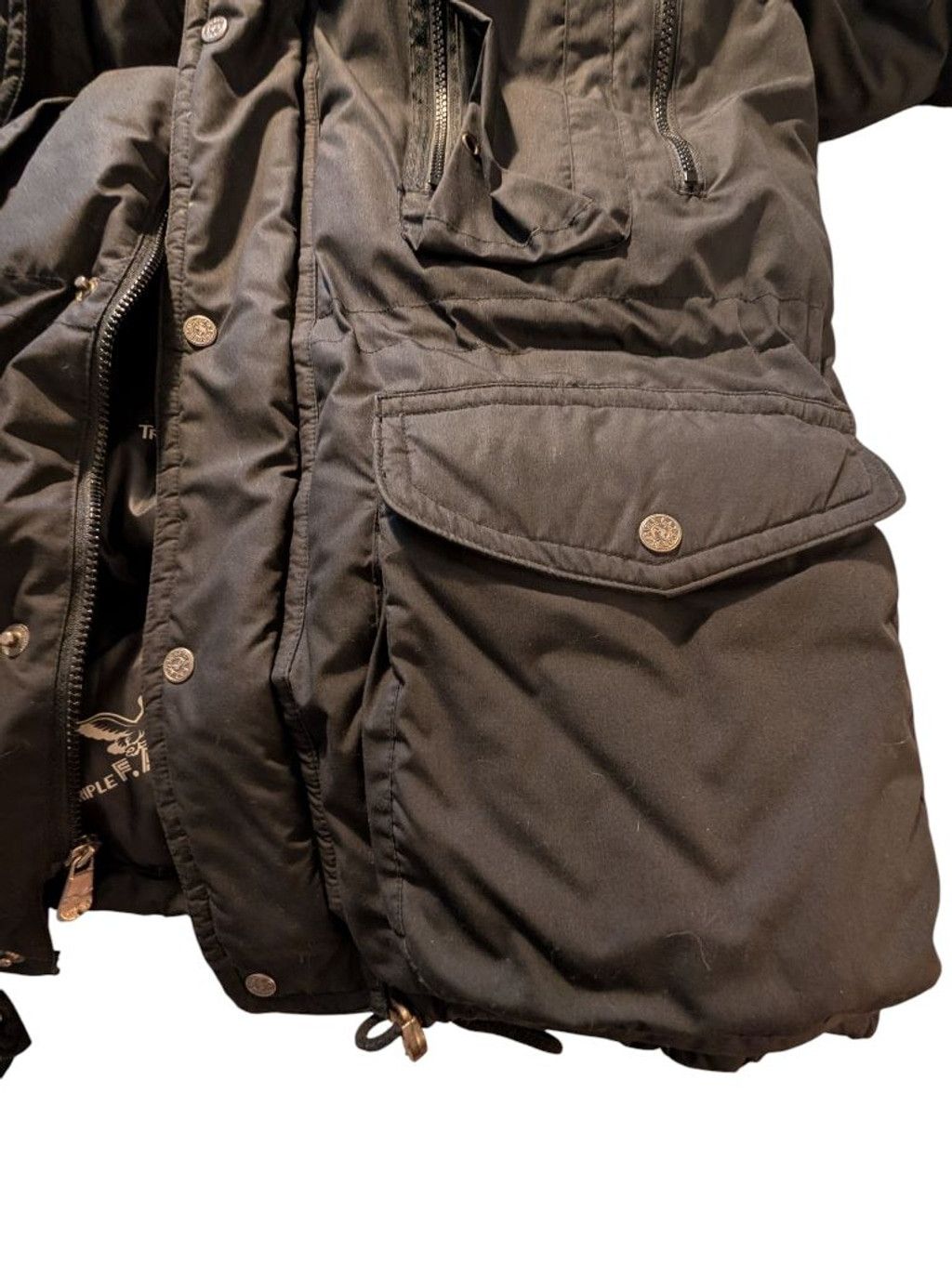Triple F.A.T. Goose Vintage Triple F.A.T. Goose Black Puffer Jacket XL Size US XL / EU 56 / 4 - 4 Thumbnail
