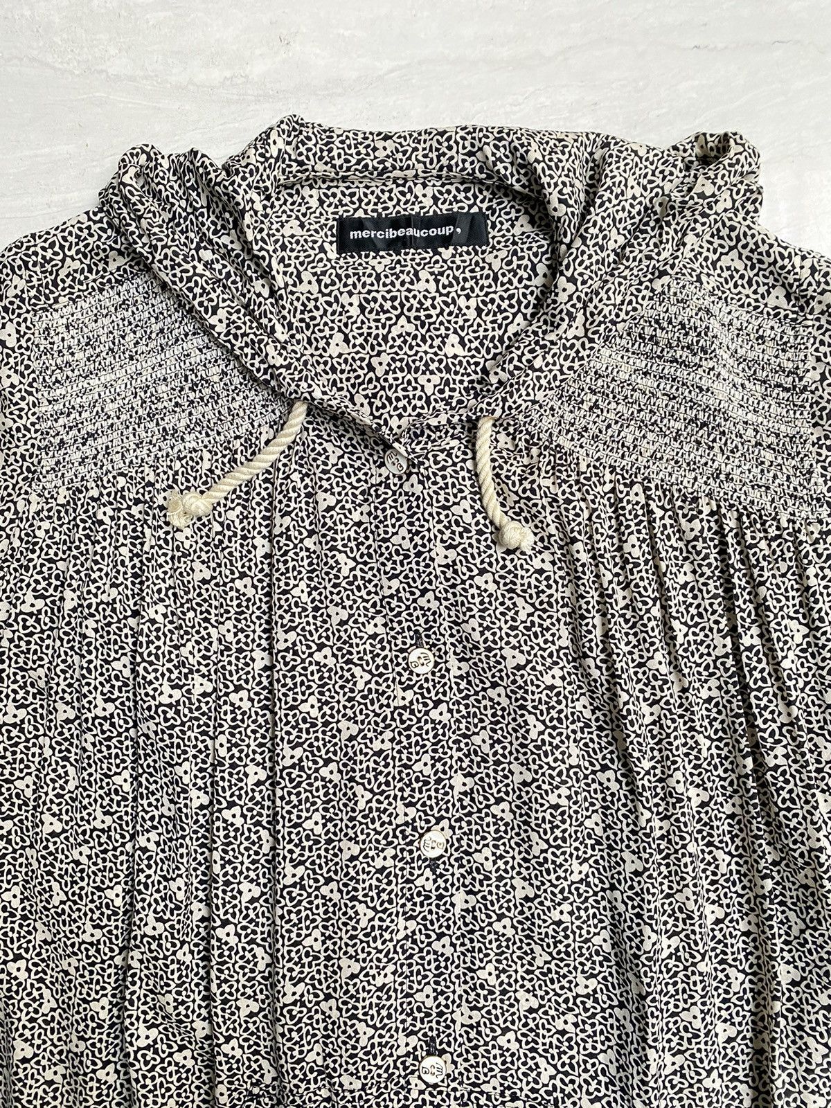 mercibeaucoup MERCIBEAUCOUP Issey Miyake Motive Hoodie Shirt Size US L / EU 52-54 / 3 - 3 Thumbnail