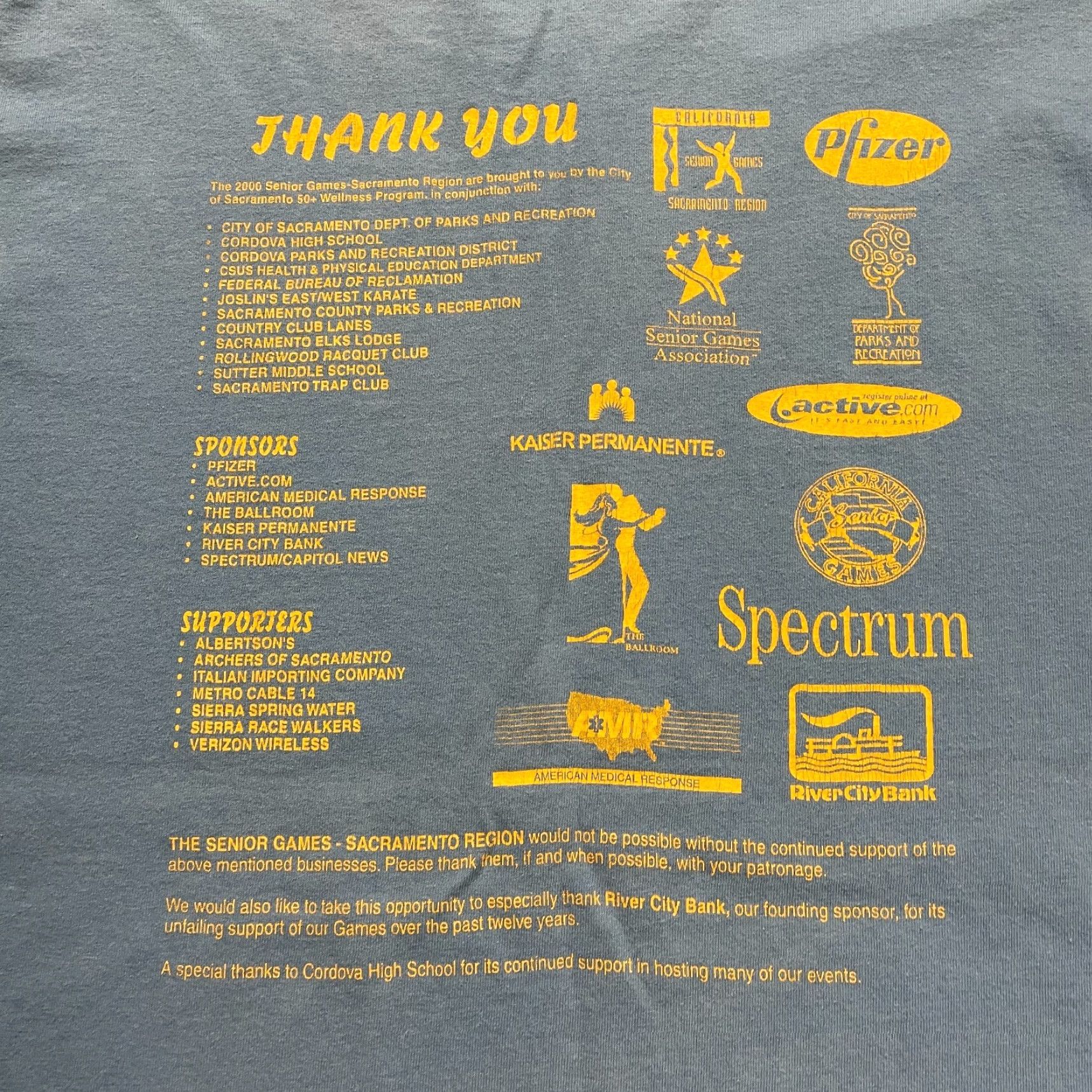 Vintage Unbranded Graphic Shirt Men L Blue Cotton Short Sleeve Crew Neck Logo Casual Mens Size US L / EU 52-54 / 3 - 5 Thumbnail