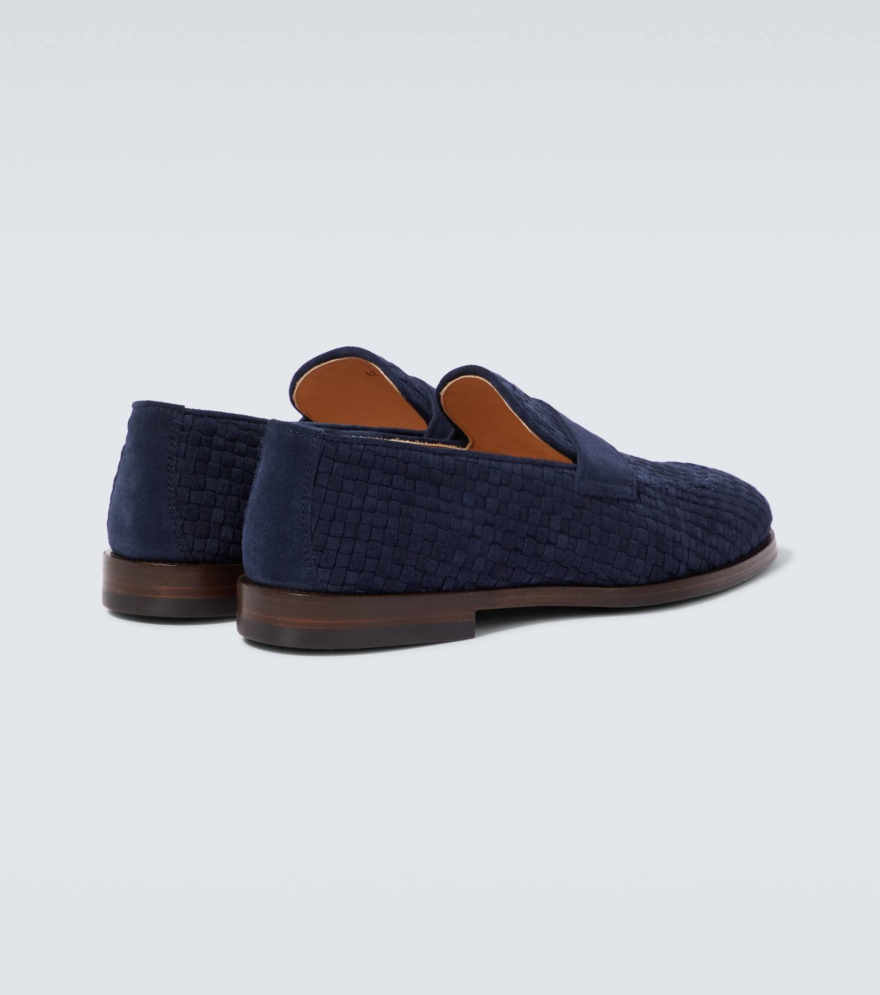 Brunello Cucinelli o1w1db10925 Pair Of Loafers in Medium Blue Size US 13 / EU 46 - 6 Thumbnail