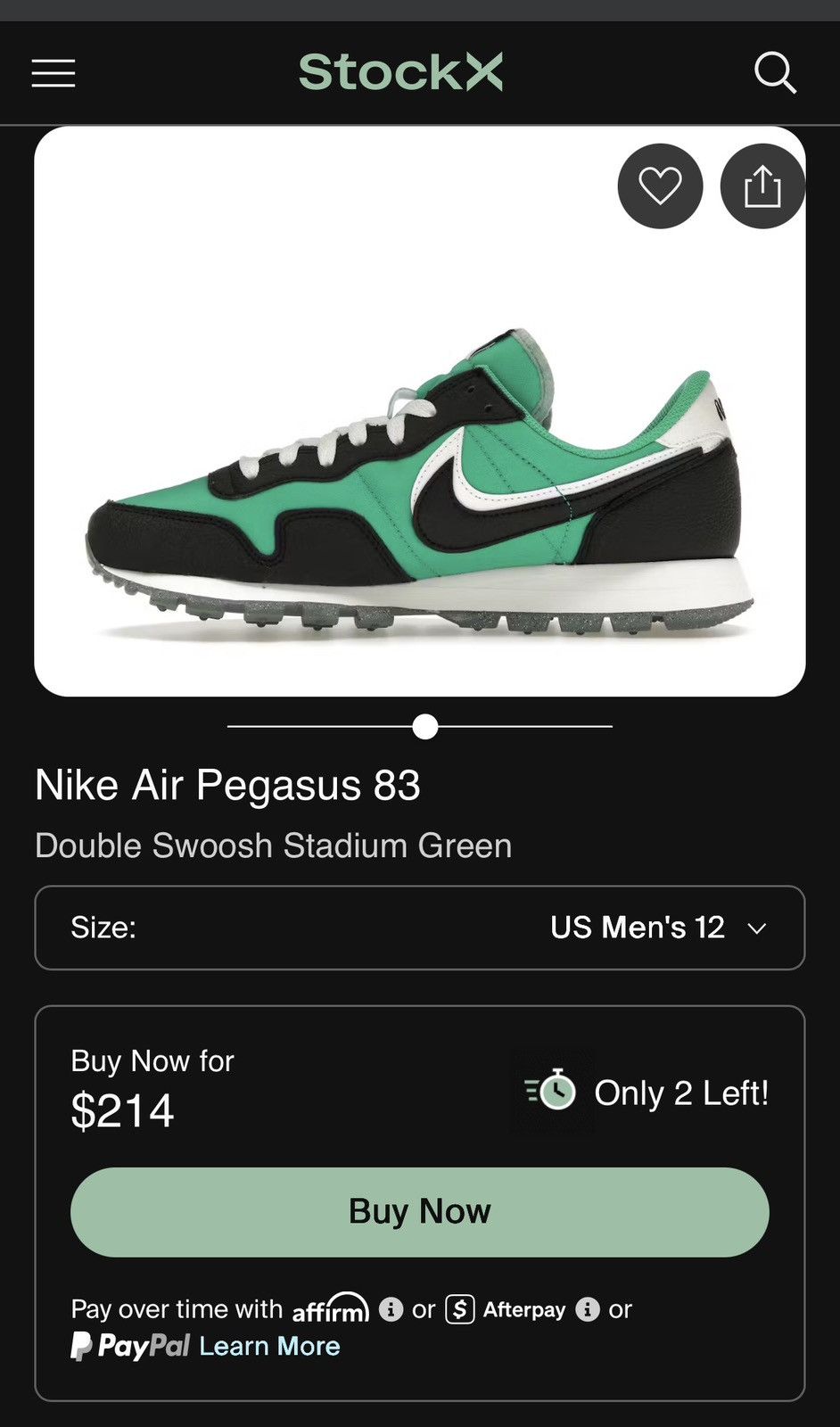 Nike Nike Air Pegasus ‘83 Size US 12 / EU 45 - 6 Thumbnail