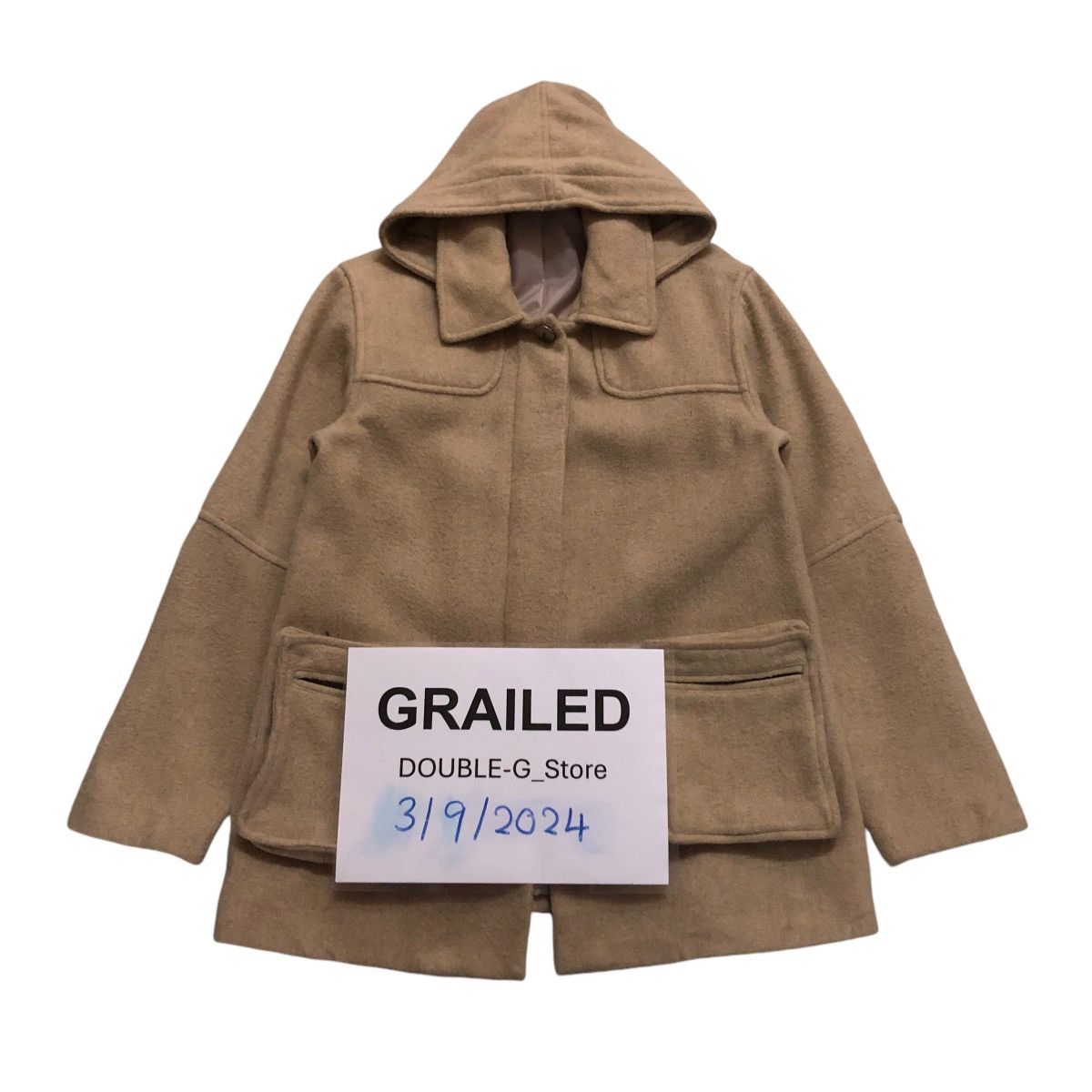 Japanese Brand × Vintage 📌PILE OF TRASH WOOL BIKER JACKET 3D POCKET Size US M / EU 48-50 / 2 - 1 Thumbnail