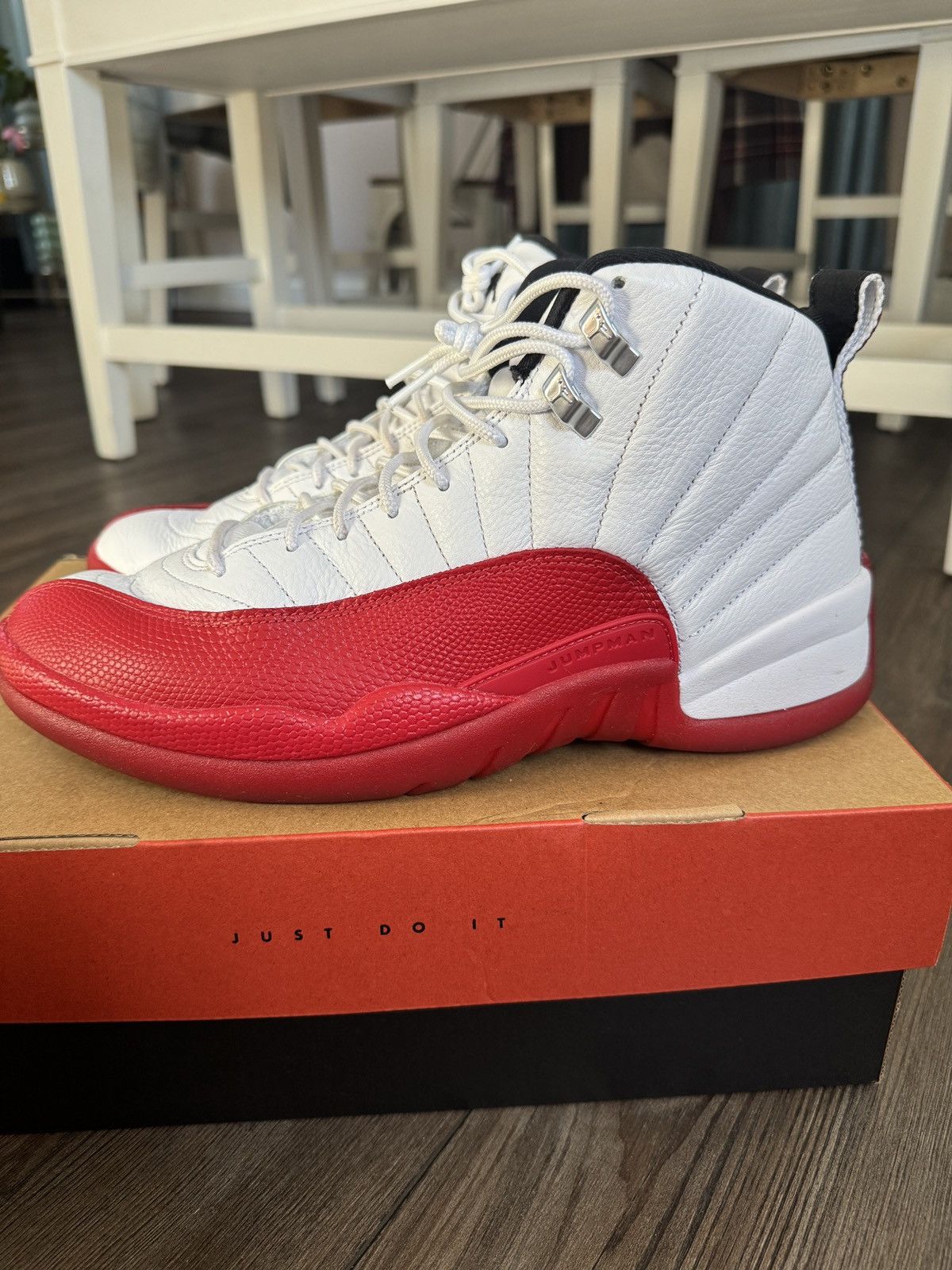 Jordan Brand Jordan 12 cherry 2023 Size US 12 / EU 45 - 4 Thumbnail