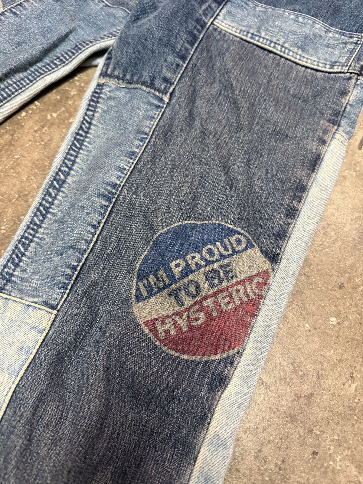 Hysteric Glamour HYSTERIC GLAMOUR PATCHWORK DENIM Size 28" / US 6 / IT 42 - 3 Thumbnail