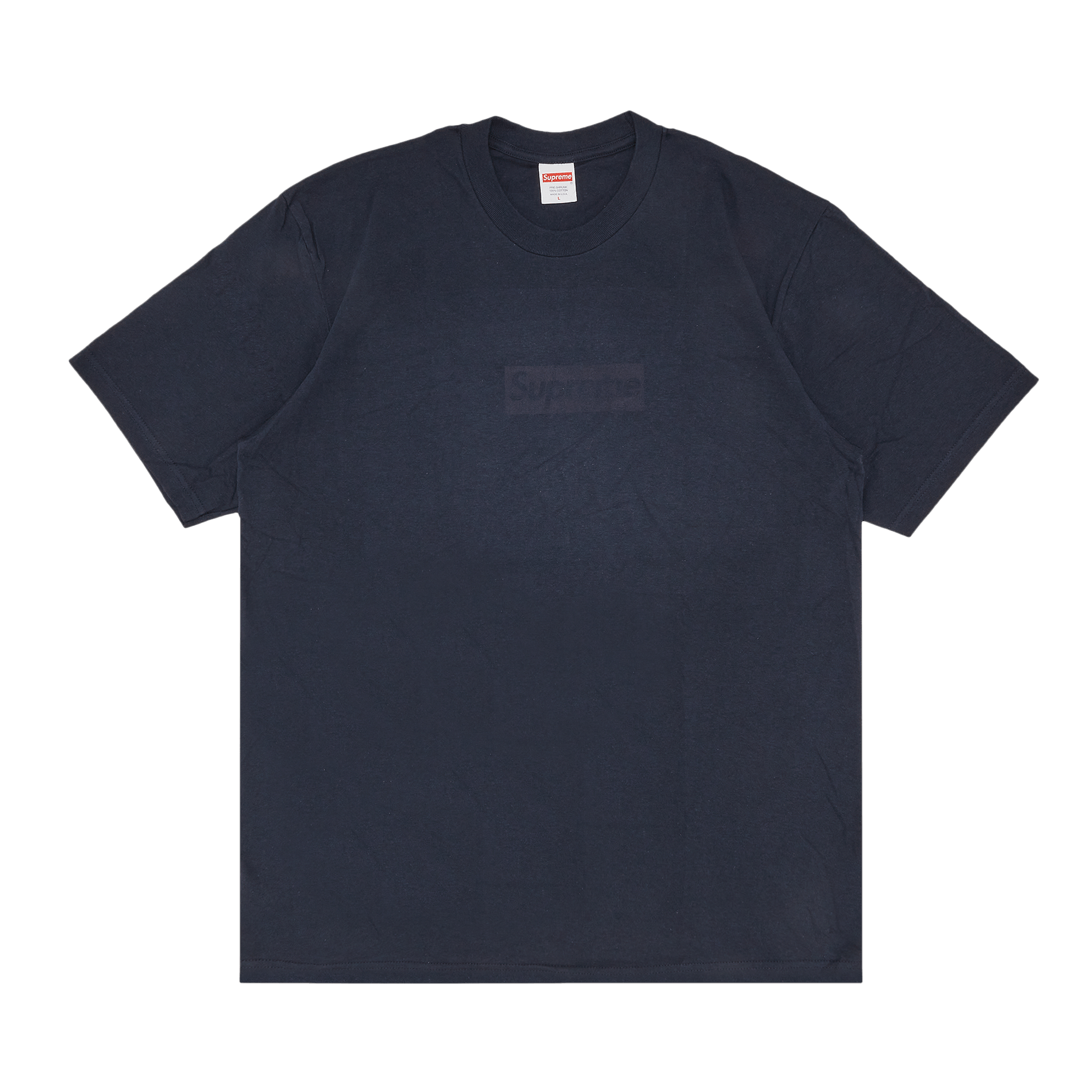 Supreme Supreme Tonal Box Logo Tee Navy Grailed