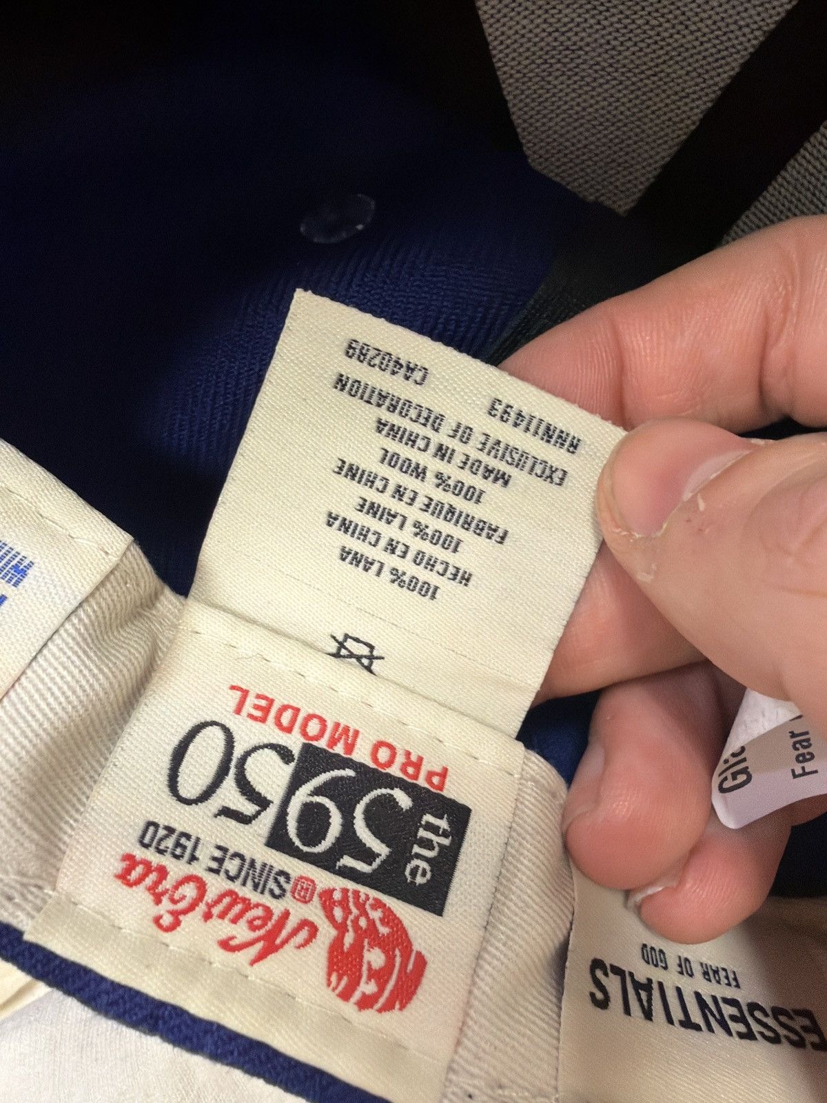 Essentials × New Era Essentials fear of god x new era fitted hat royal blue 6 7/8 Size ONE SIZE - 2 Thumbnail