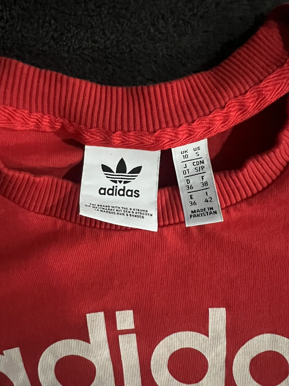 Adidas Retro Red Adidas T-Shirt Size US M / EU 48-50 / 2 - 4 Thumbnail