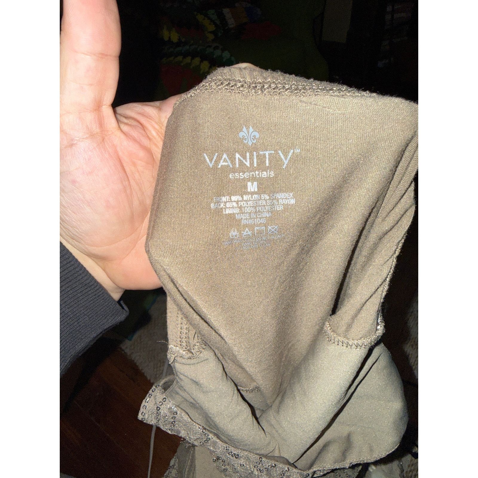 Other VANITY Y2K sequin lace overlay going out top layering cami M Size M / US 6-8 / IT 42-44 - 2 Thumbnail